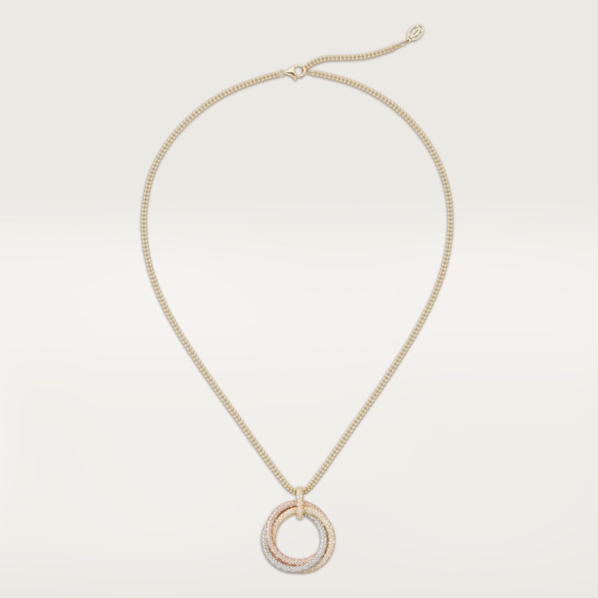 Trinity pendant, large model, paved, image 1