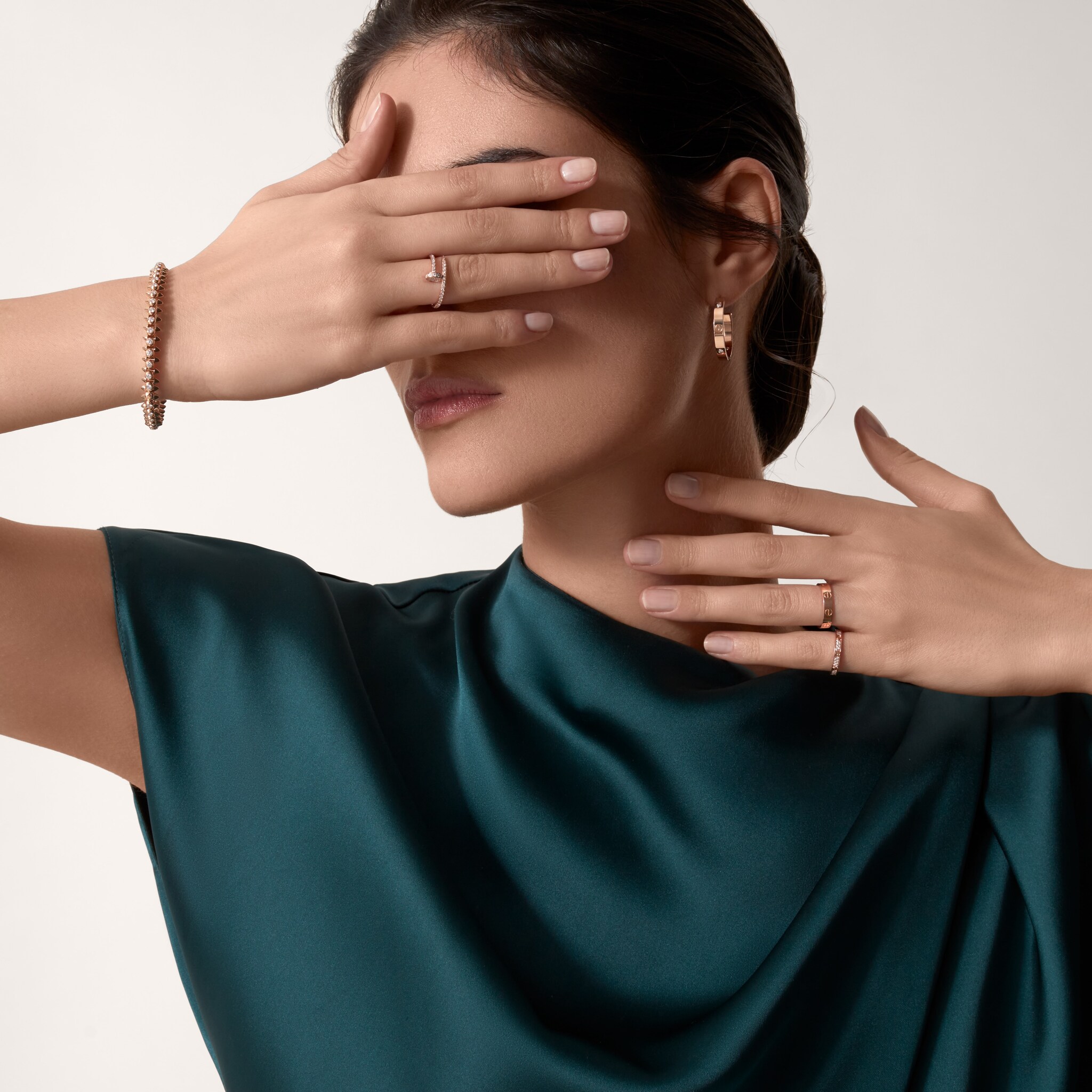 #LOVE# ring, mini model, paved