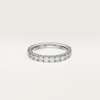 Etincelle de Cartier wedding band, 3.5 mm width, semi-paved Etincelle de Cartier wedding band, 3.5 mm width, semi-paved