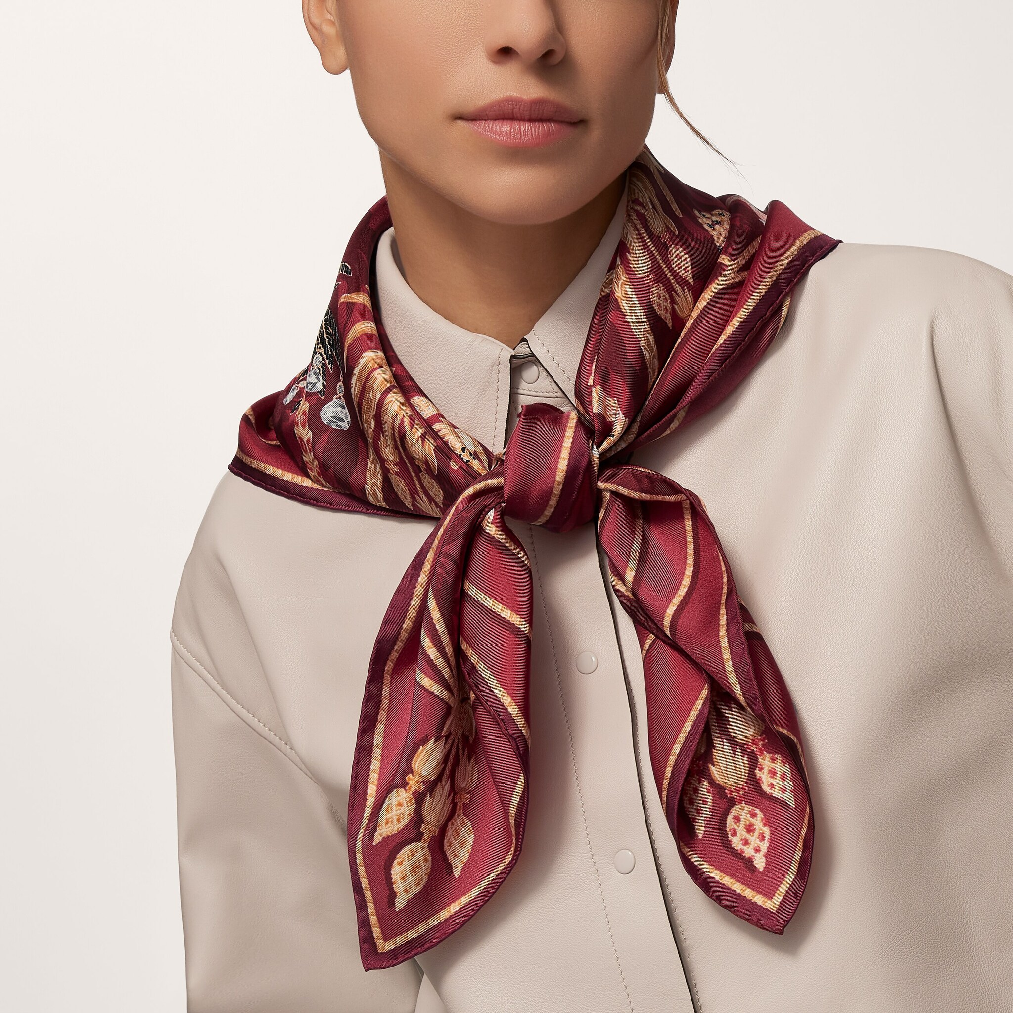  90 scarf, Jewelry Palm Trees