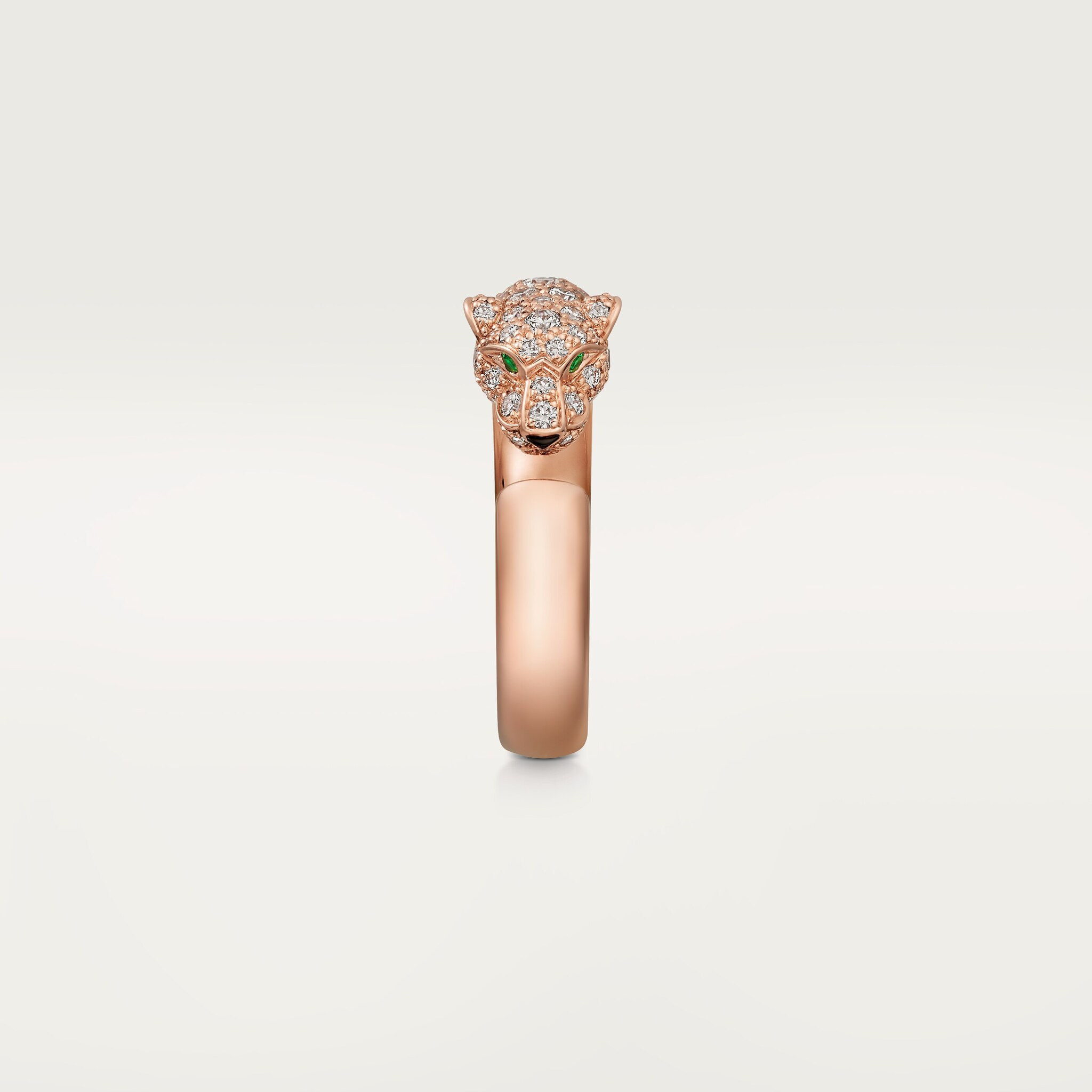 Panth&egrave;re de Cartier ring, small model, half-paved, image 7