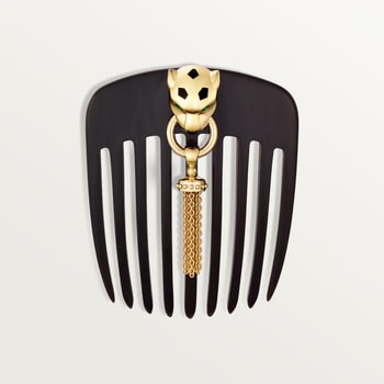 La Panthère ornament hairbrush La Panthère ornament hairbrush
