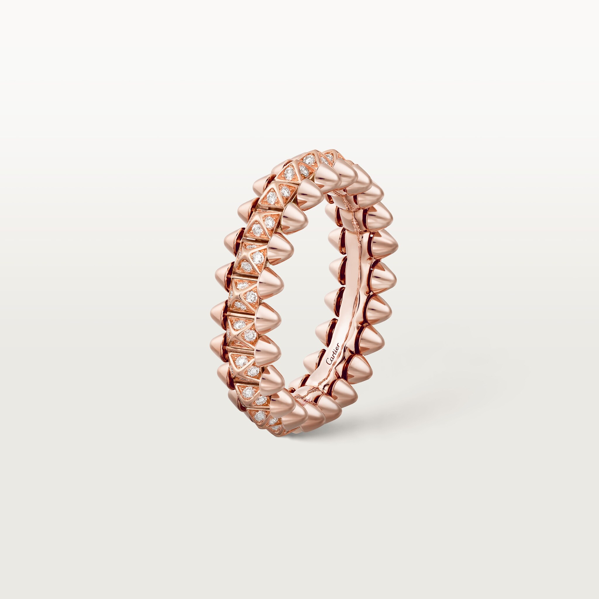Clash de Cartier ring, small model, paved