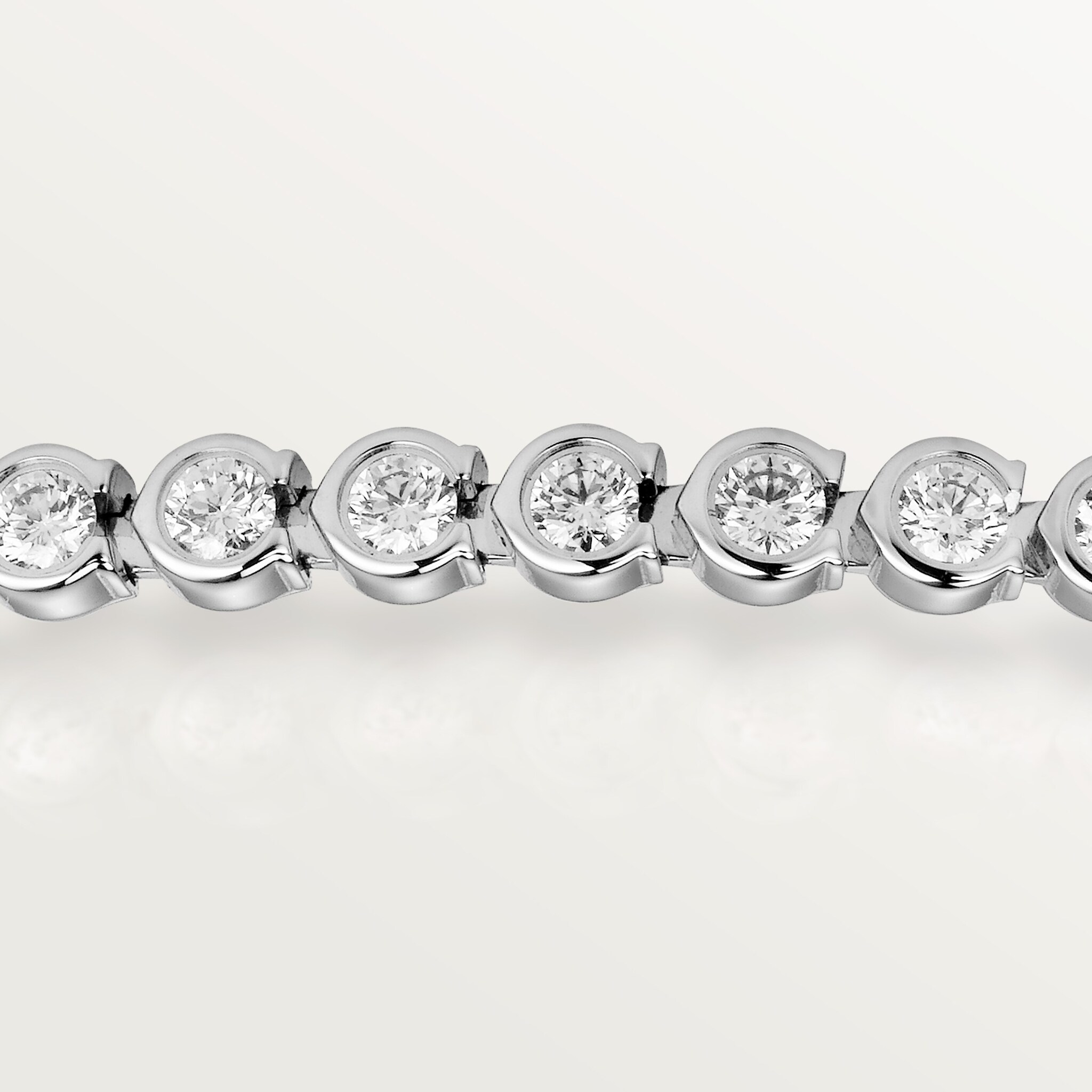 Lignes Essentielles bracelet, brilliant-cut diamonds, image 5