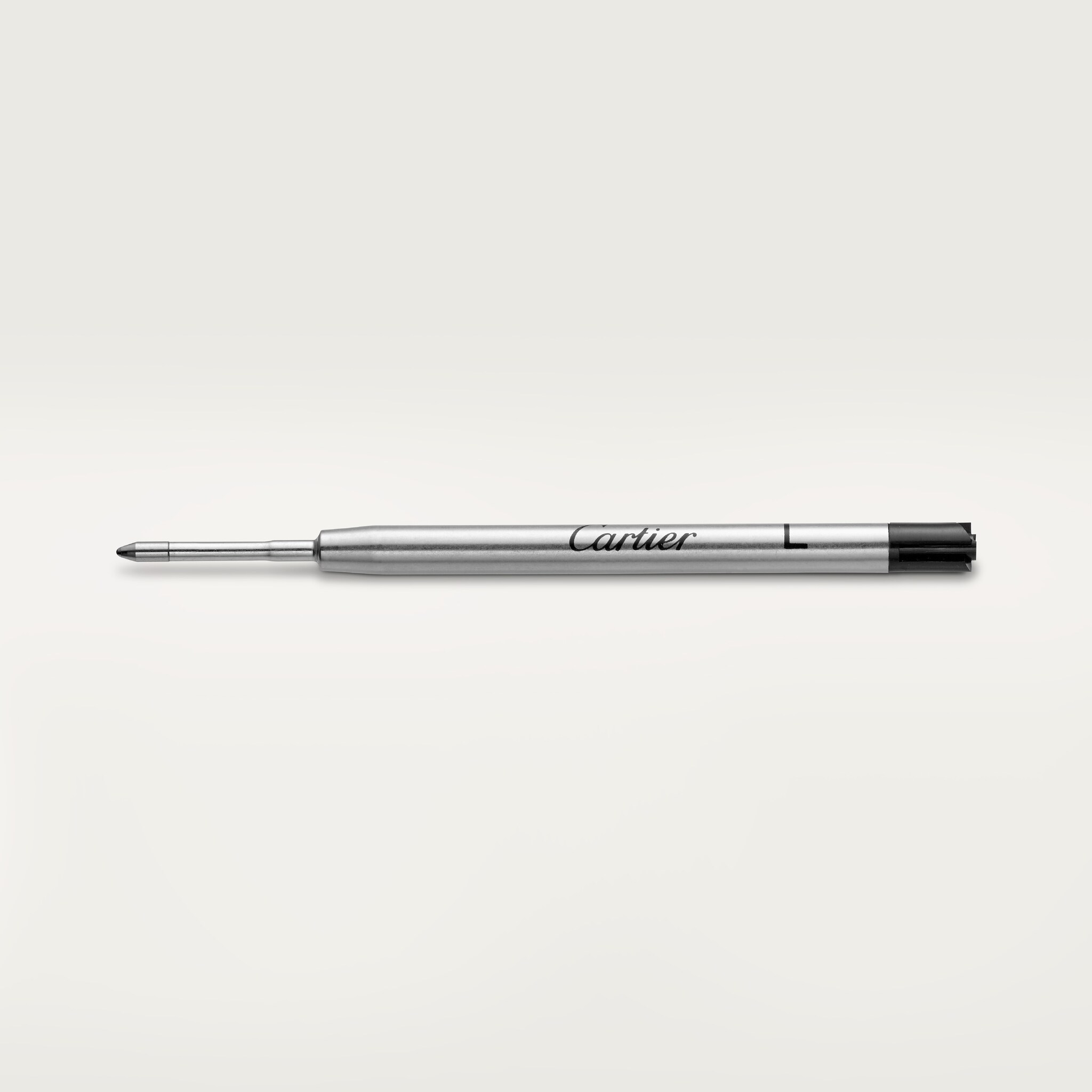 Ballpoint pen refill, black solvent, phenoxyethanol, benzyl alcohol