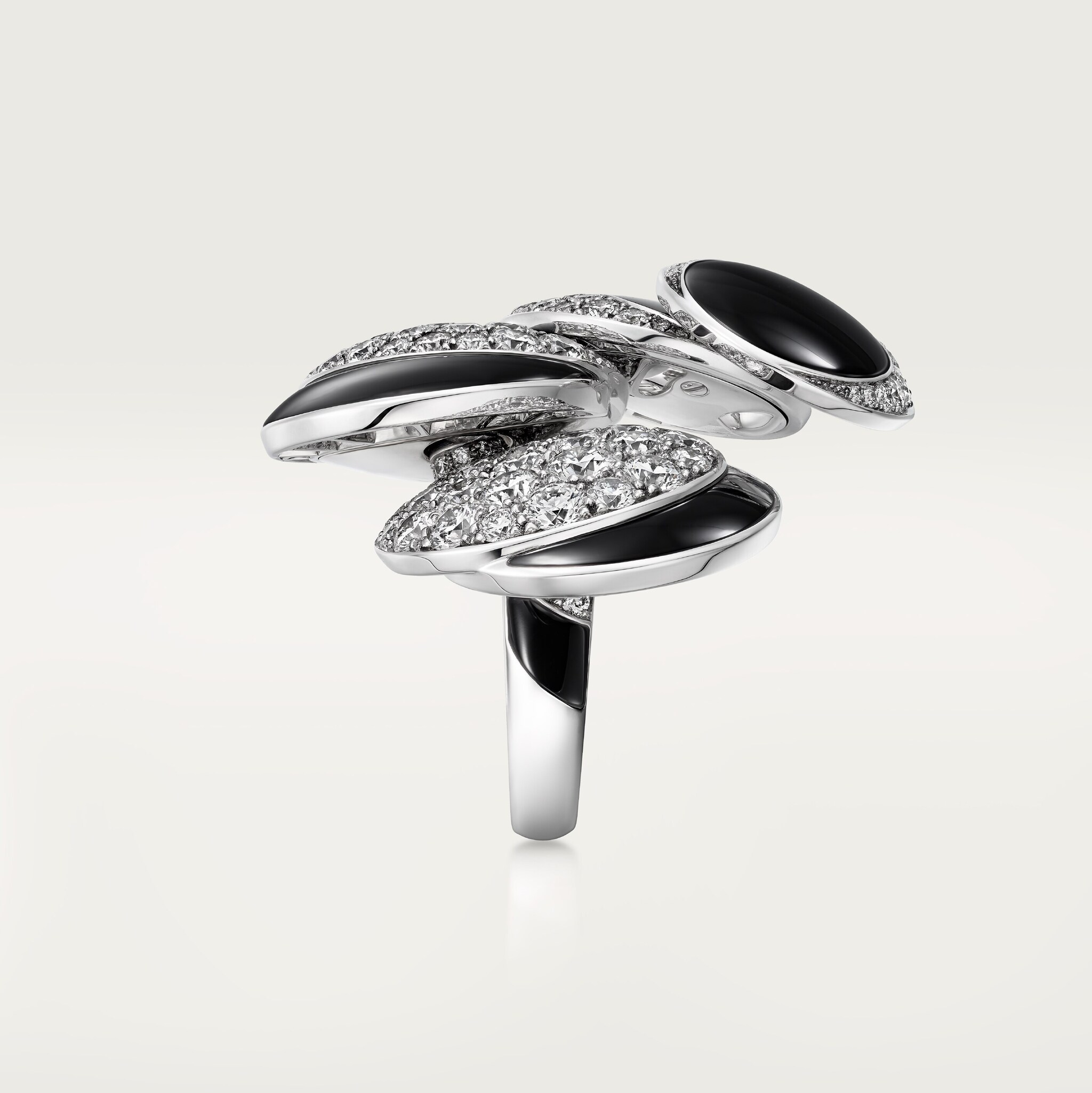 Cartier Libre Polymorph ring, onyx, transformable, image 8