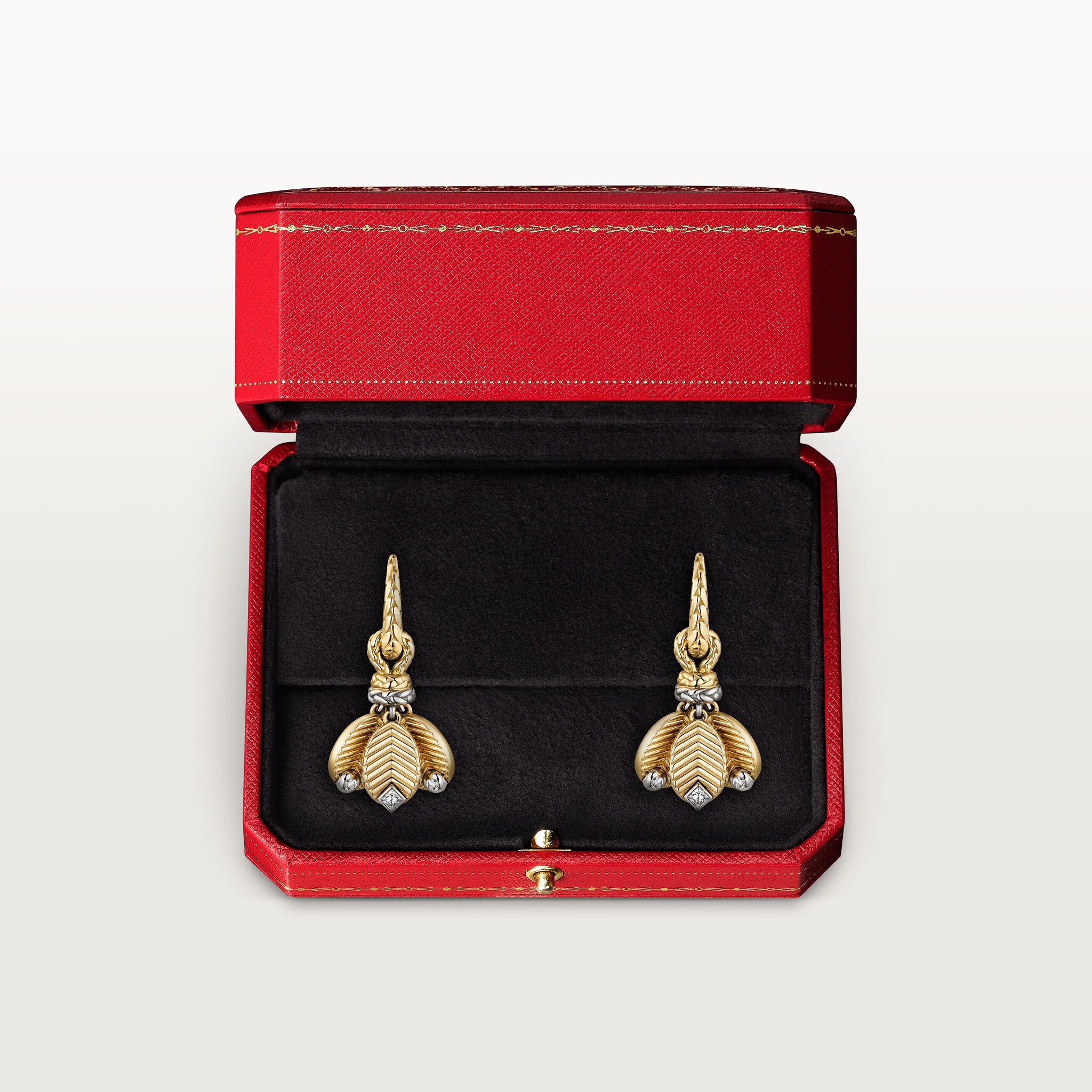 Grain de Caf&eacute; earrings, diamonds, image 7