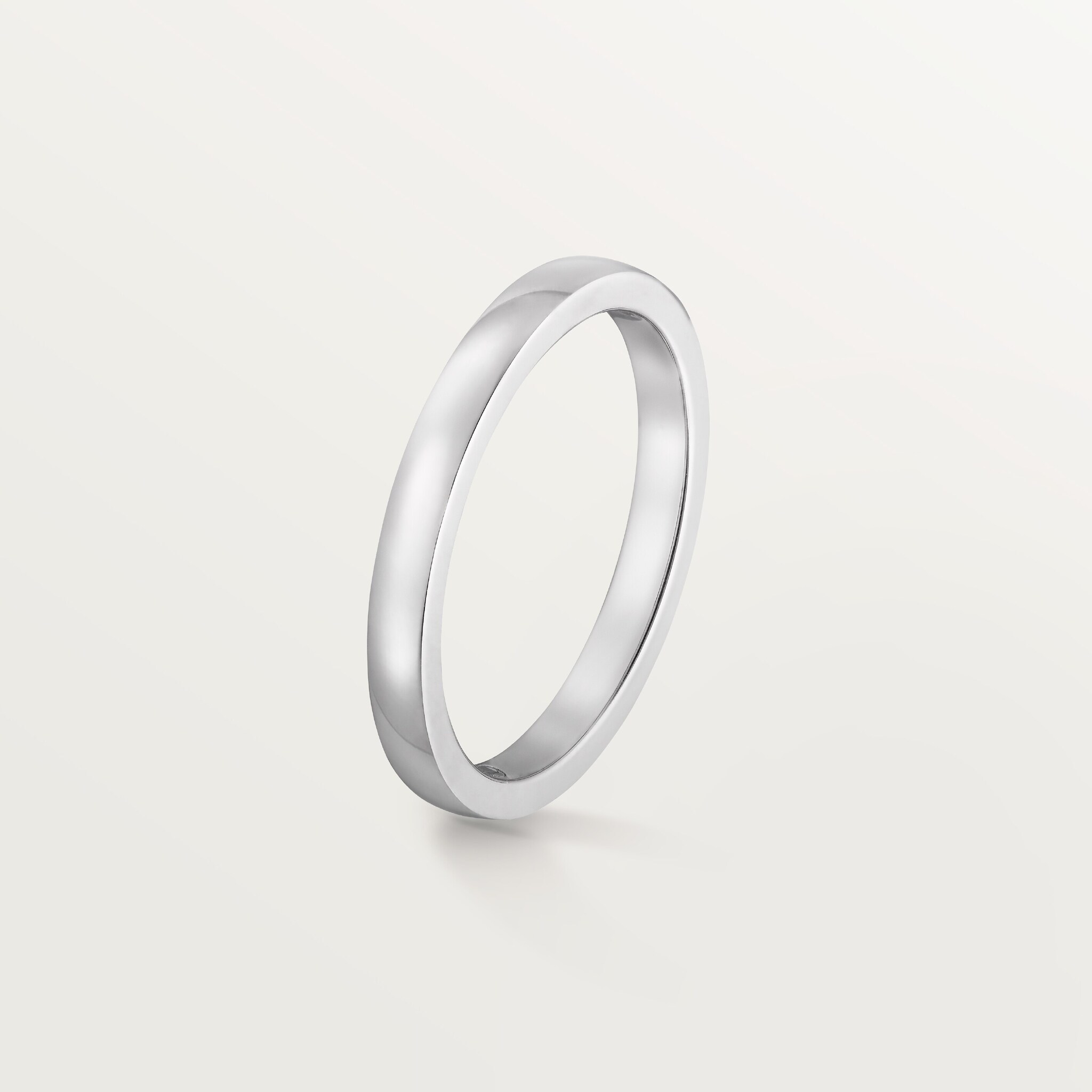 Ballerine wedding band, 2.1 mm width