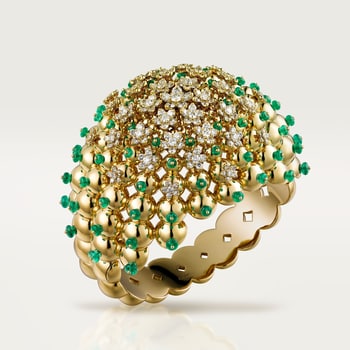 Cactus de Cartier bracelet, emerald beads, diamonds Cactus de Cartier bracelet, emerald beads, diamonds