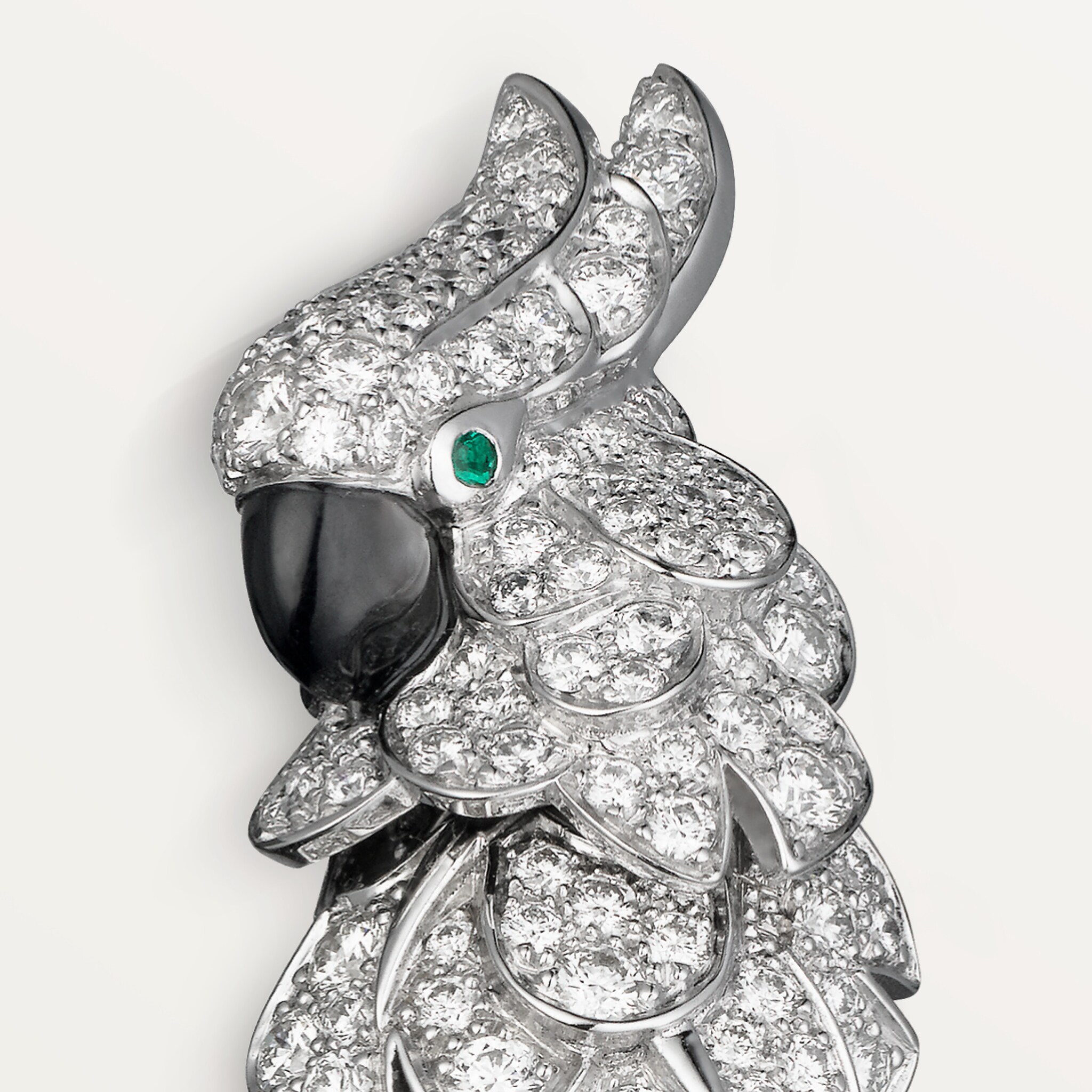 Faune et Flore de Cartier earrings, paved