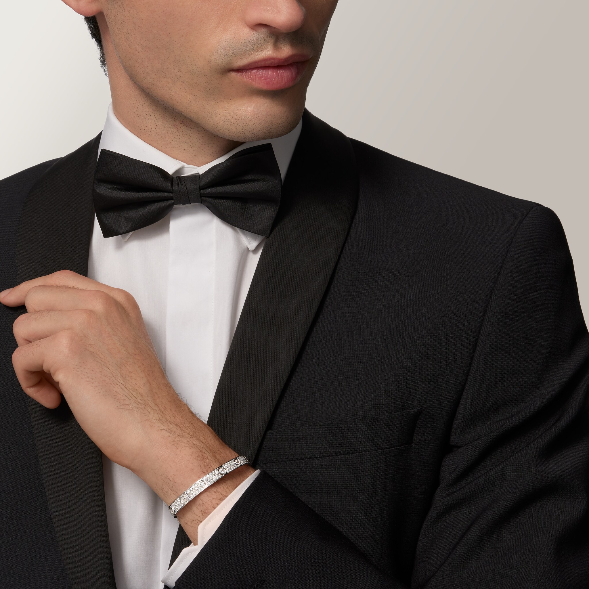 #LOVE# bracelet, classic model, paved, 10 diamonds, image 3