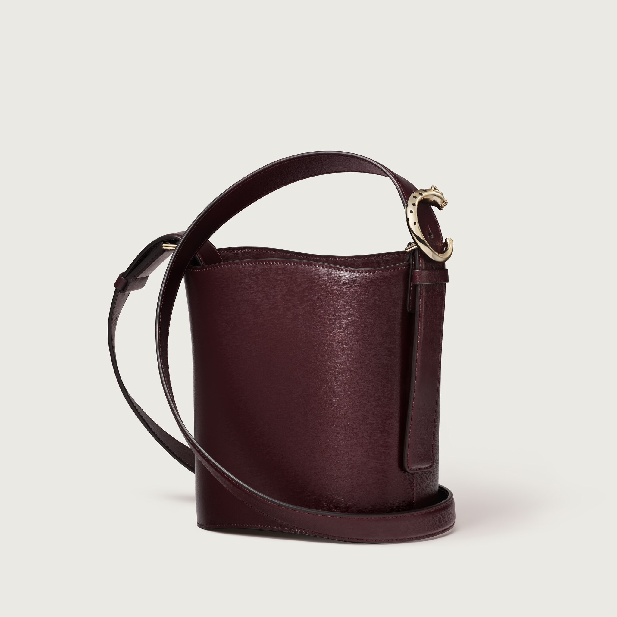 Mini model bucket bag, Panth&egrave;re C de Cartier, image 5