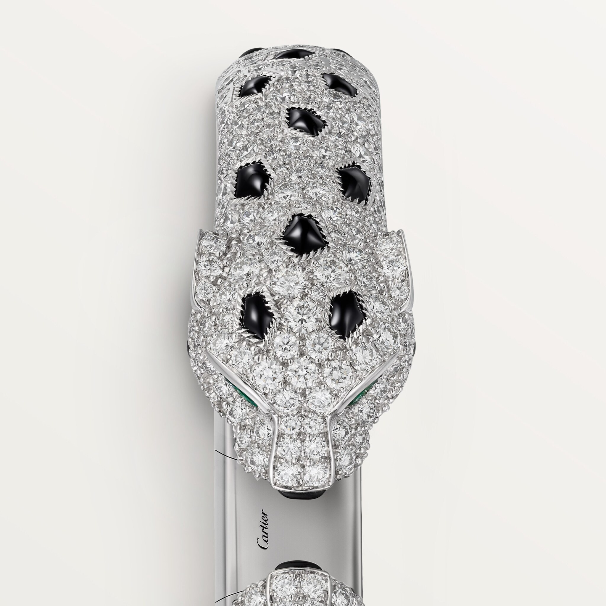 Panth&egrave;re de Cartier bracelet, articulated, paved 