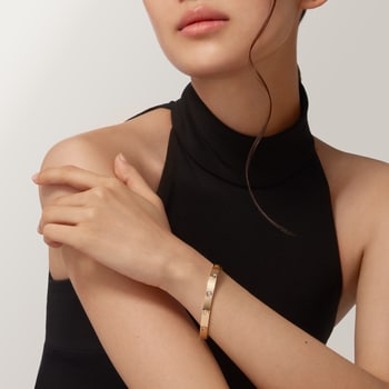 #LOVE# bracelet,single-screw closure, classic model, 4 diamonds #LOVE# bracelet,single-screw closure, classic model, 4 diamonds