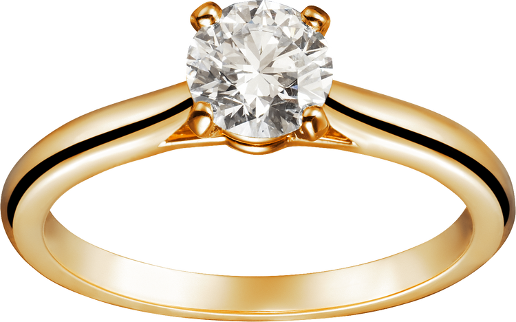 Cartier solitaire 1895 yellow gold deals price