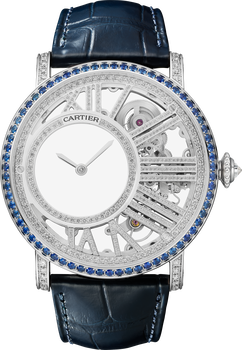 Rotonde de Cartier skeleton watch with mysterious display Rotonde de Cartier skeleton watch with mysterious display