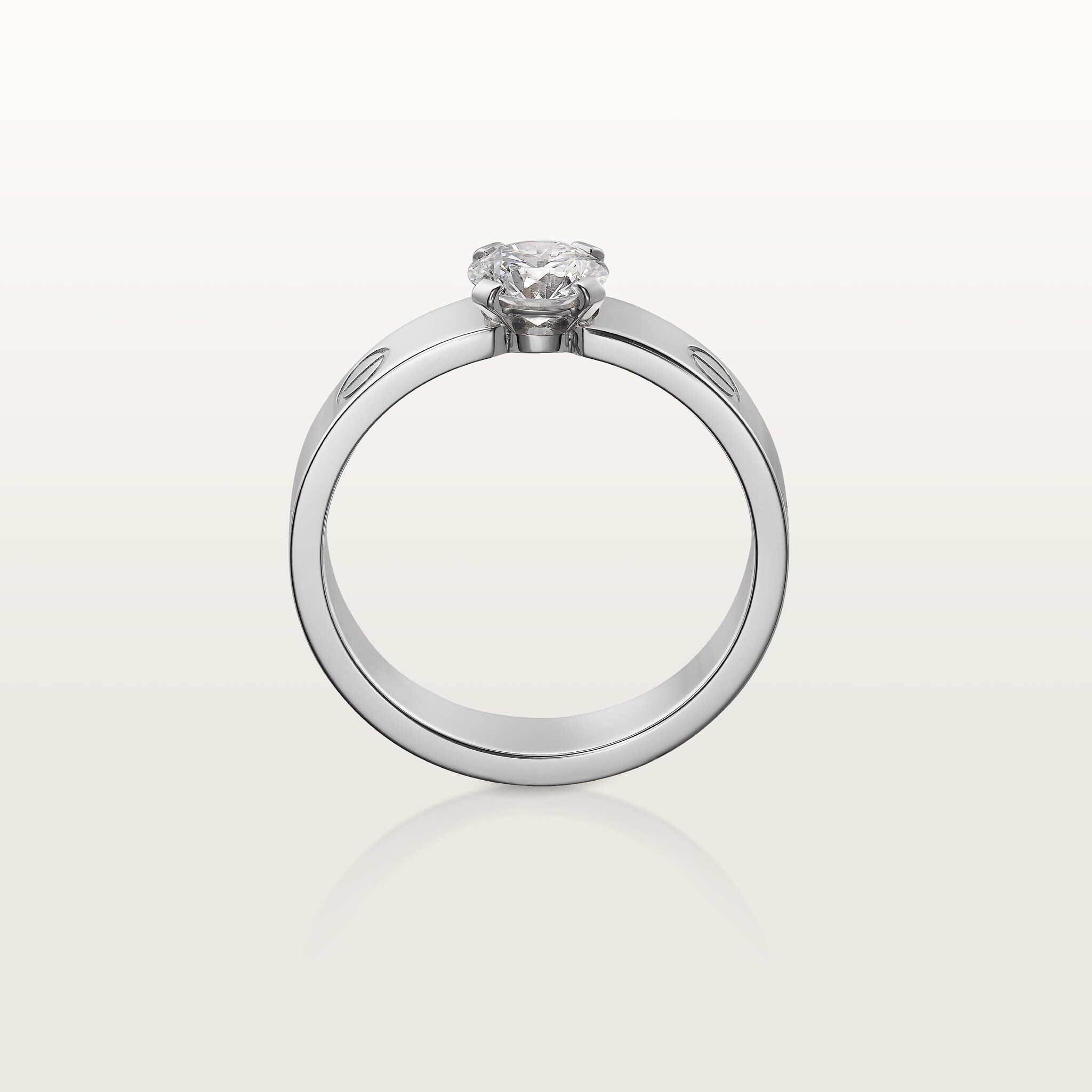 #LOVE# solitaire, brilliant-cut diamond