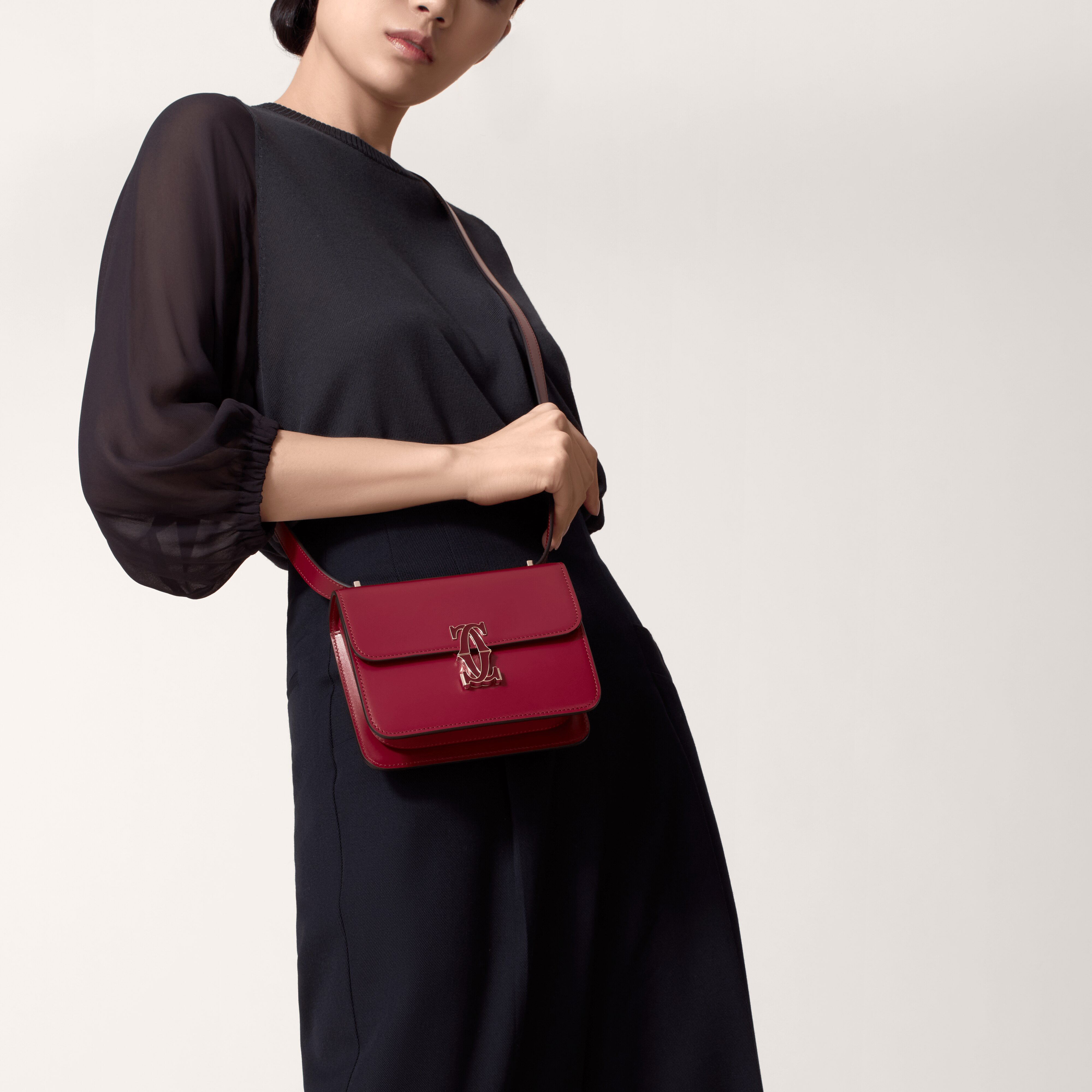 Shoulder Bag, Nano, Double C de Cartier