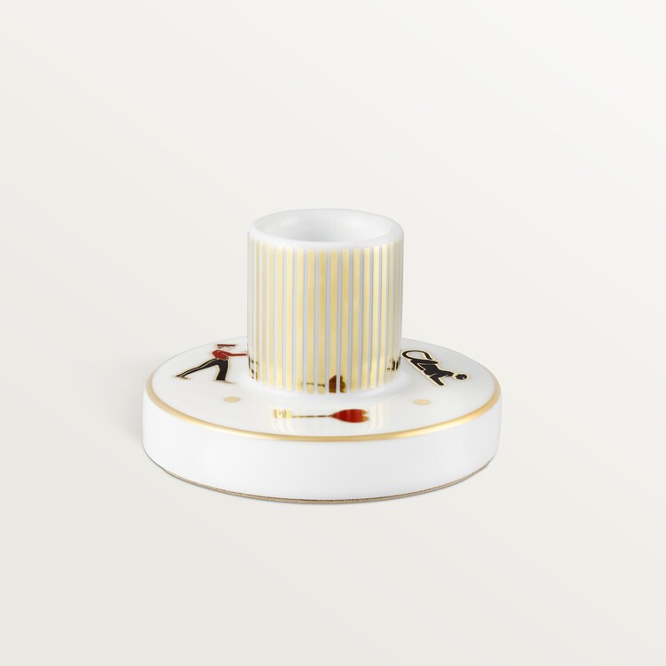 Diabolo de Cartier candle holder cartier storefront QAT Cartier QAT