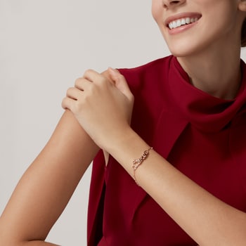 Panthère de Cartier bracelet, on chain, diamonds