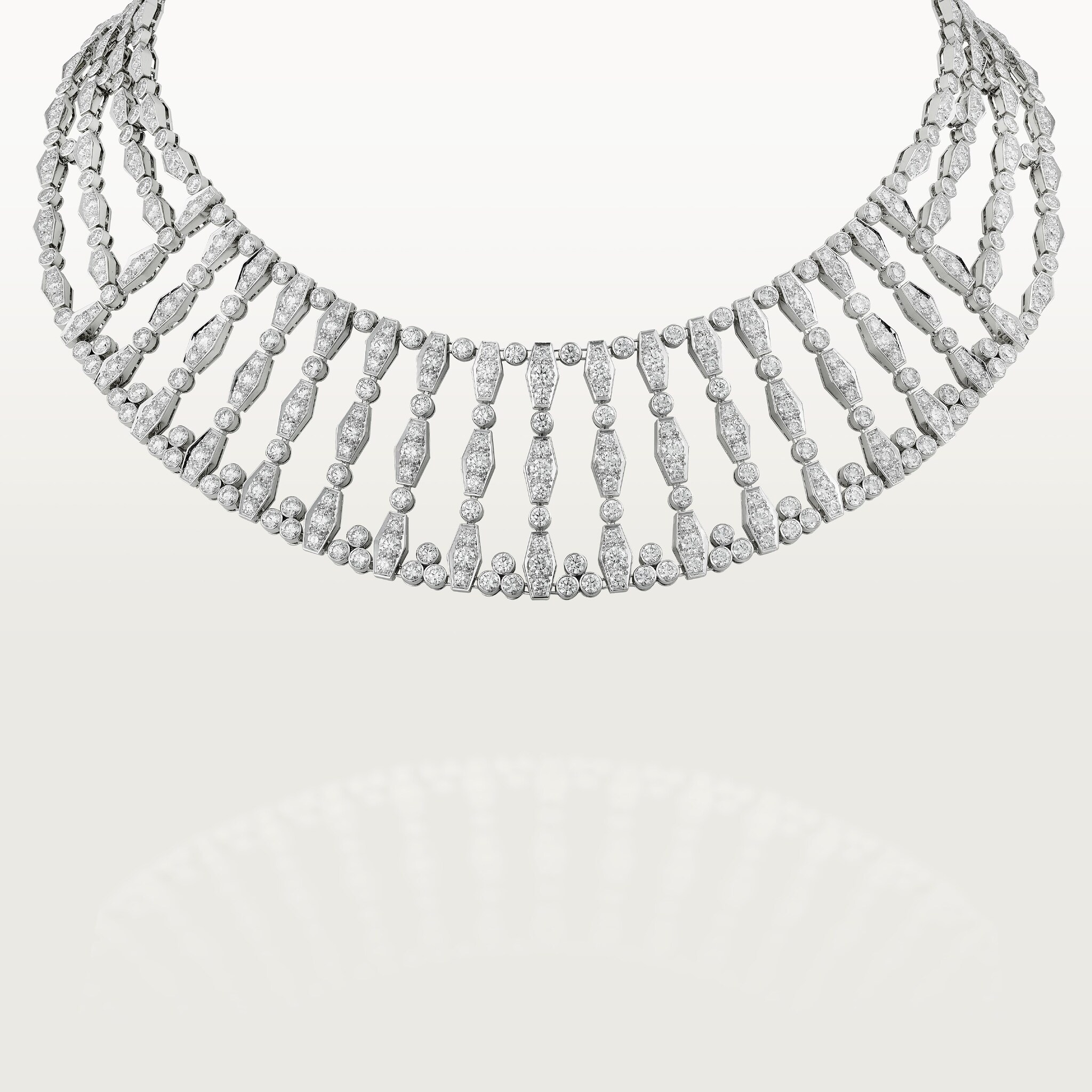 Pluie de Cartier necklace, diamonds