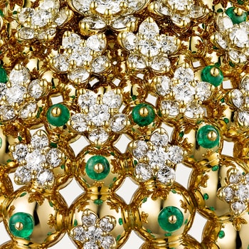 Cactus de Cartier bracelet, emerald beads, diamonds Cactus de Cartier bracelet, emerald beads, diamonds