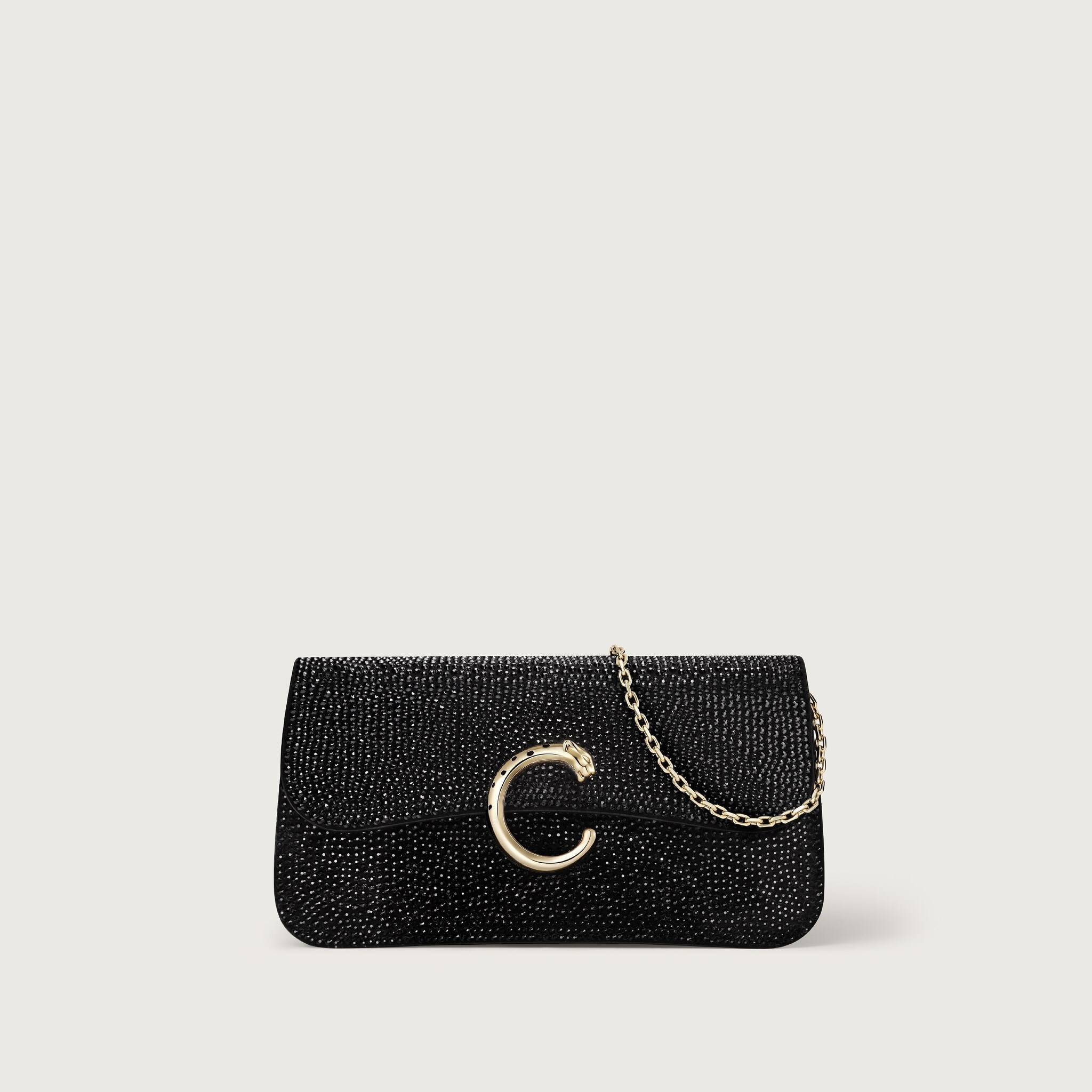 Mini model chain bag, Panth&egrave;re C de Cartier