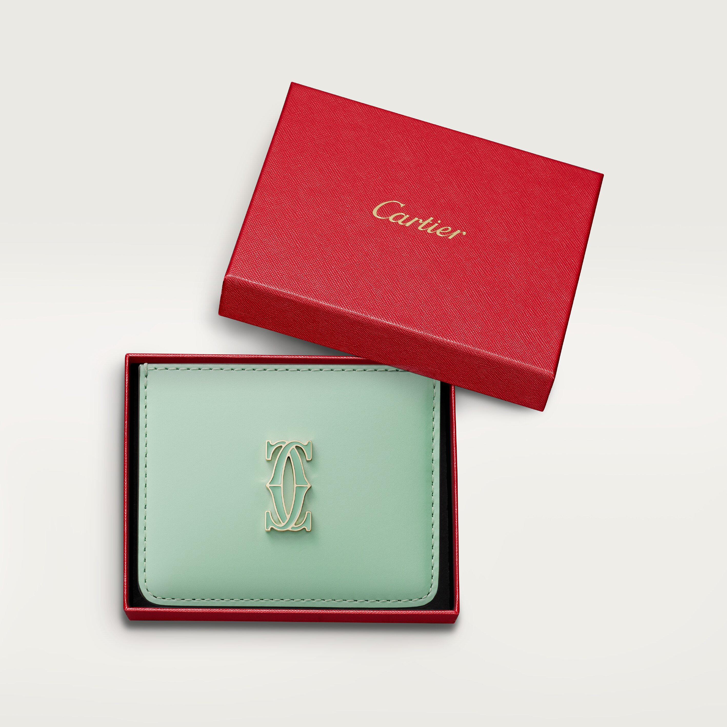 Simple card holder, C de Cartier Card and coin holders Cartier KWT