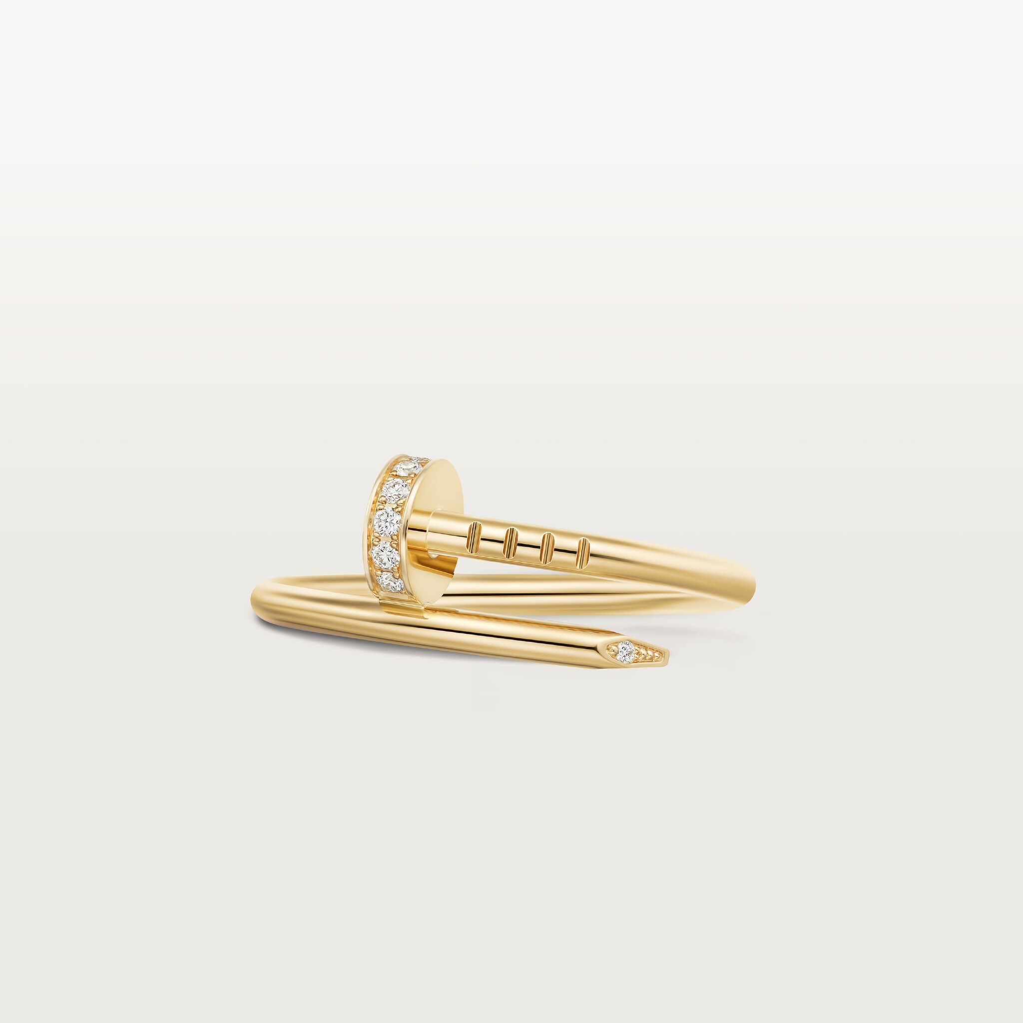 Juste un Clou ring, small model, diamonds, image 8