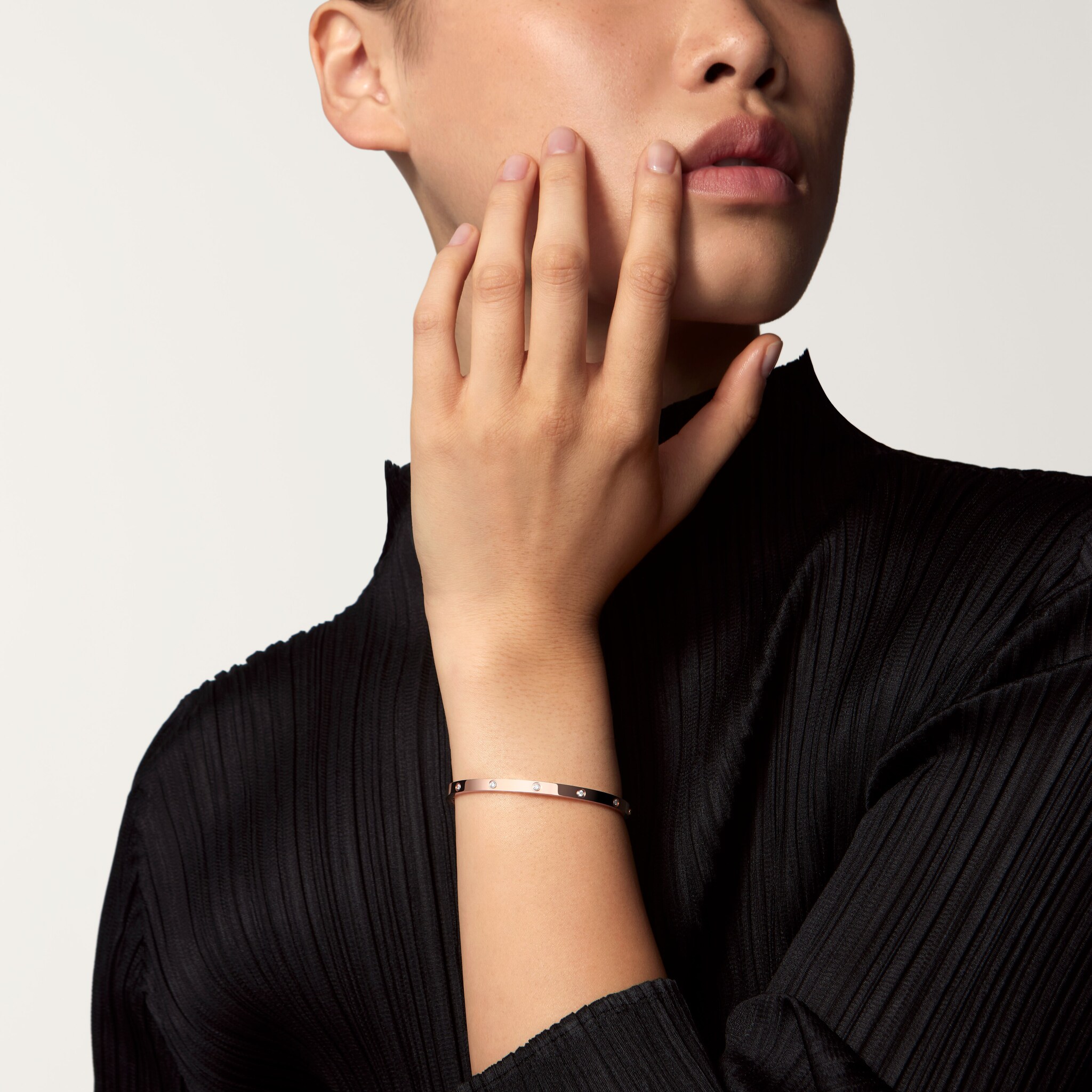 #LOVE# bracelet, small model, 10 diamonds, image 6