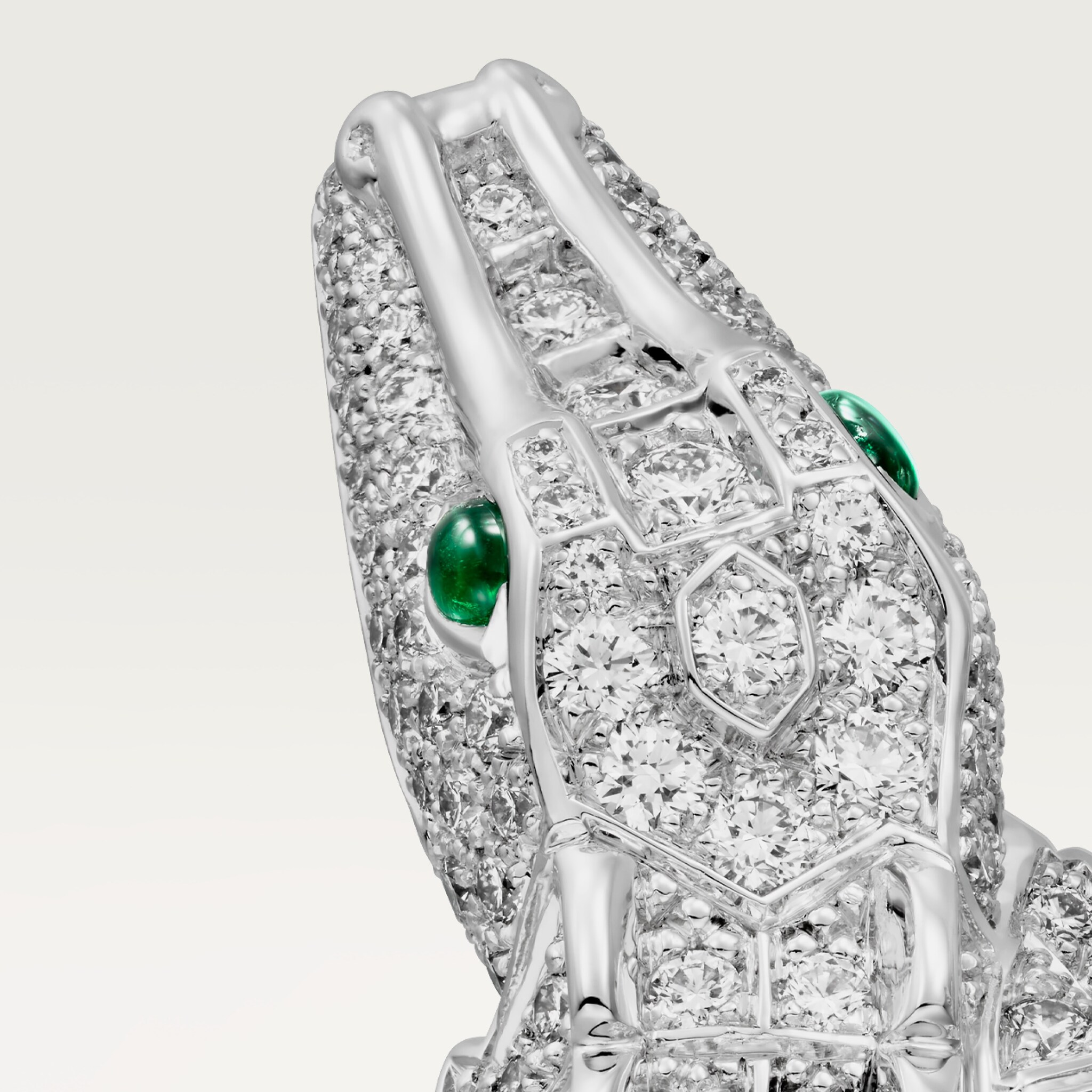 Faune et Flore de Cartier earrings, paved