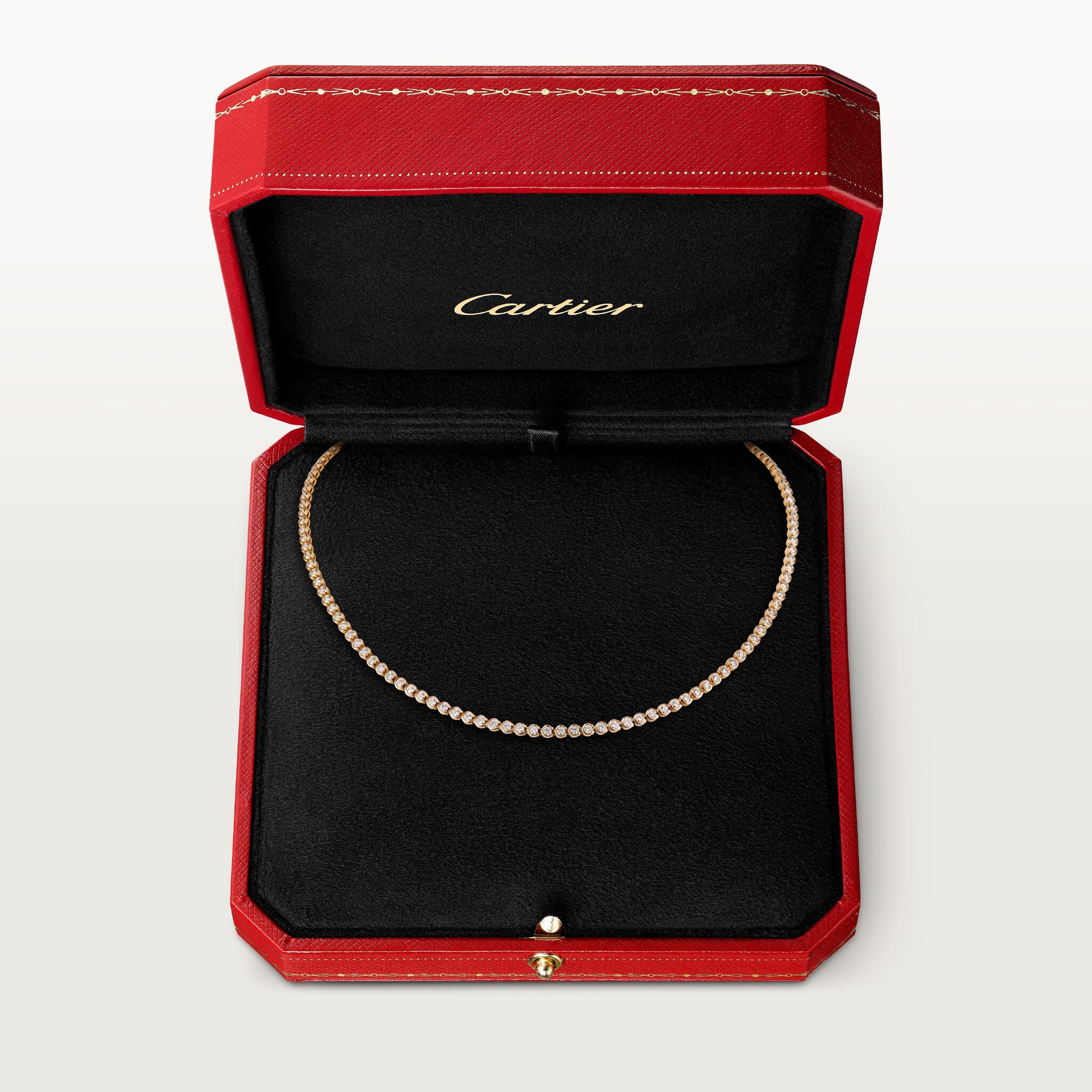 C de Cartier Essential Lines necklace, brilliant-cut diamonds