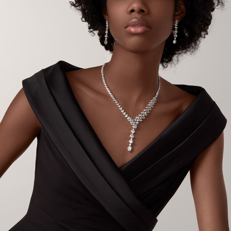 Silver cartier necklace Clearance