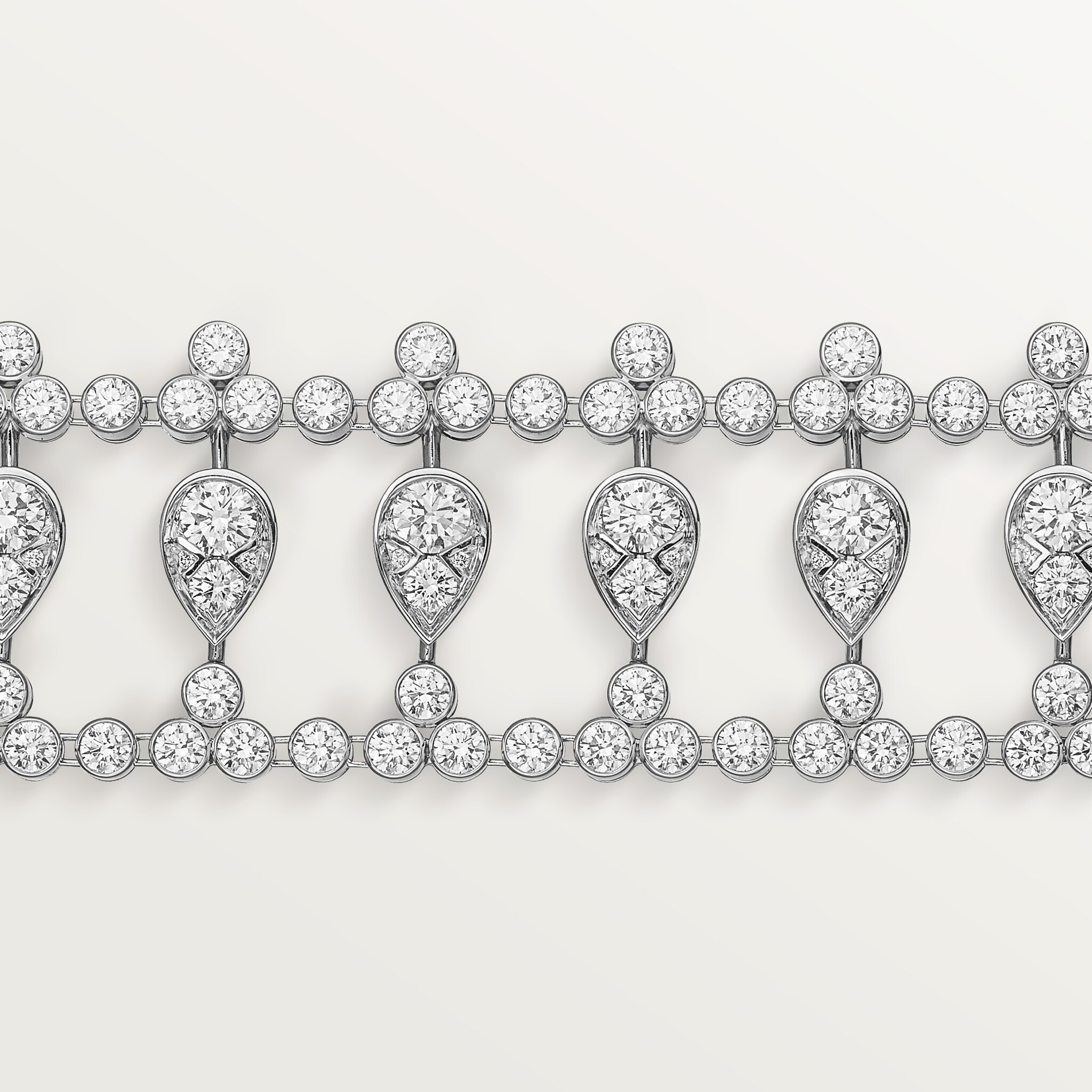 Pluie de Cartier bracelet, diamonds, image 9
