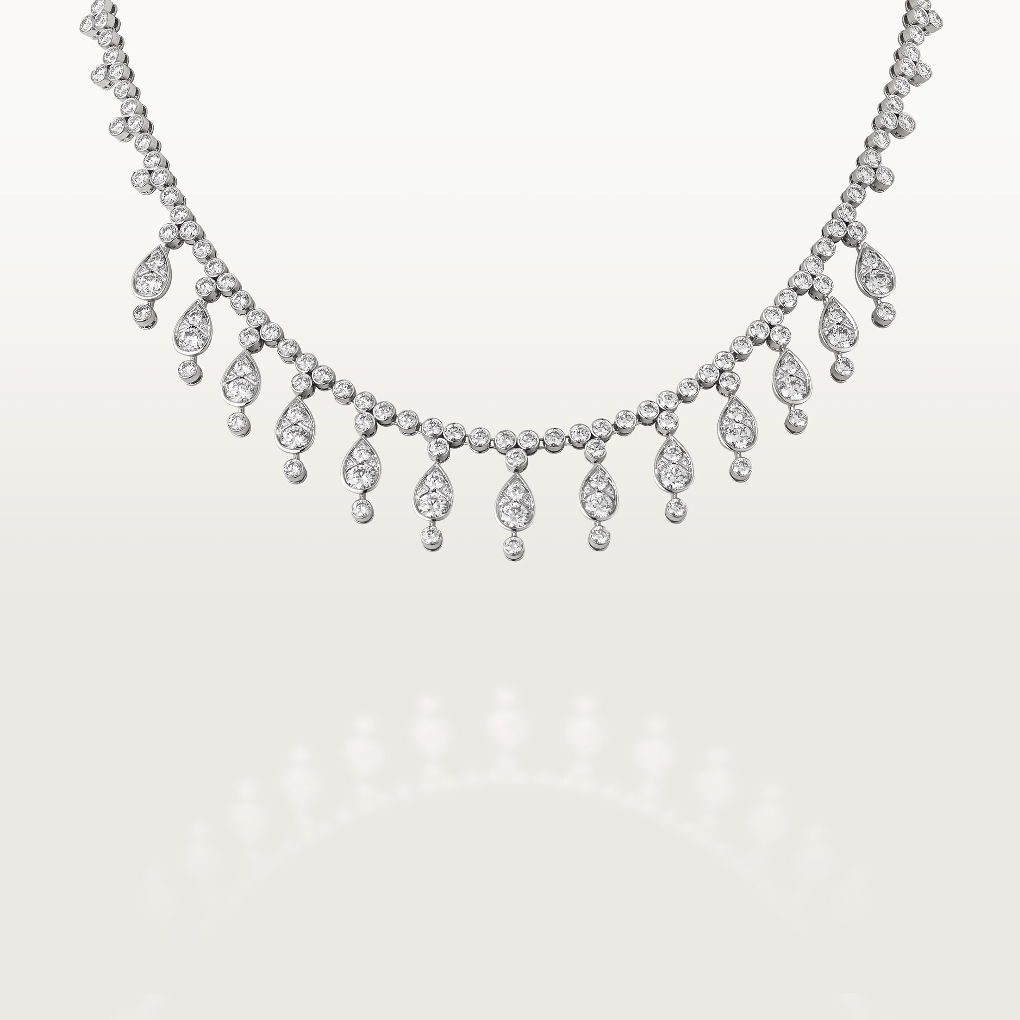 Pluie de Cartier necklace, diamonds