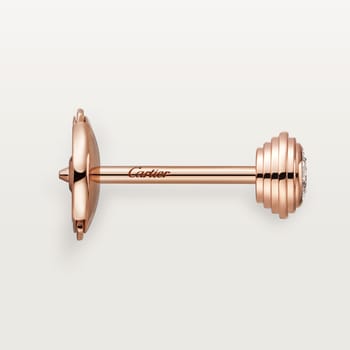 Cartier d'Amour stud earrings, 2 diamonds, small model Cartier d'Amour stud earrings, 2 diamonds, small model