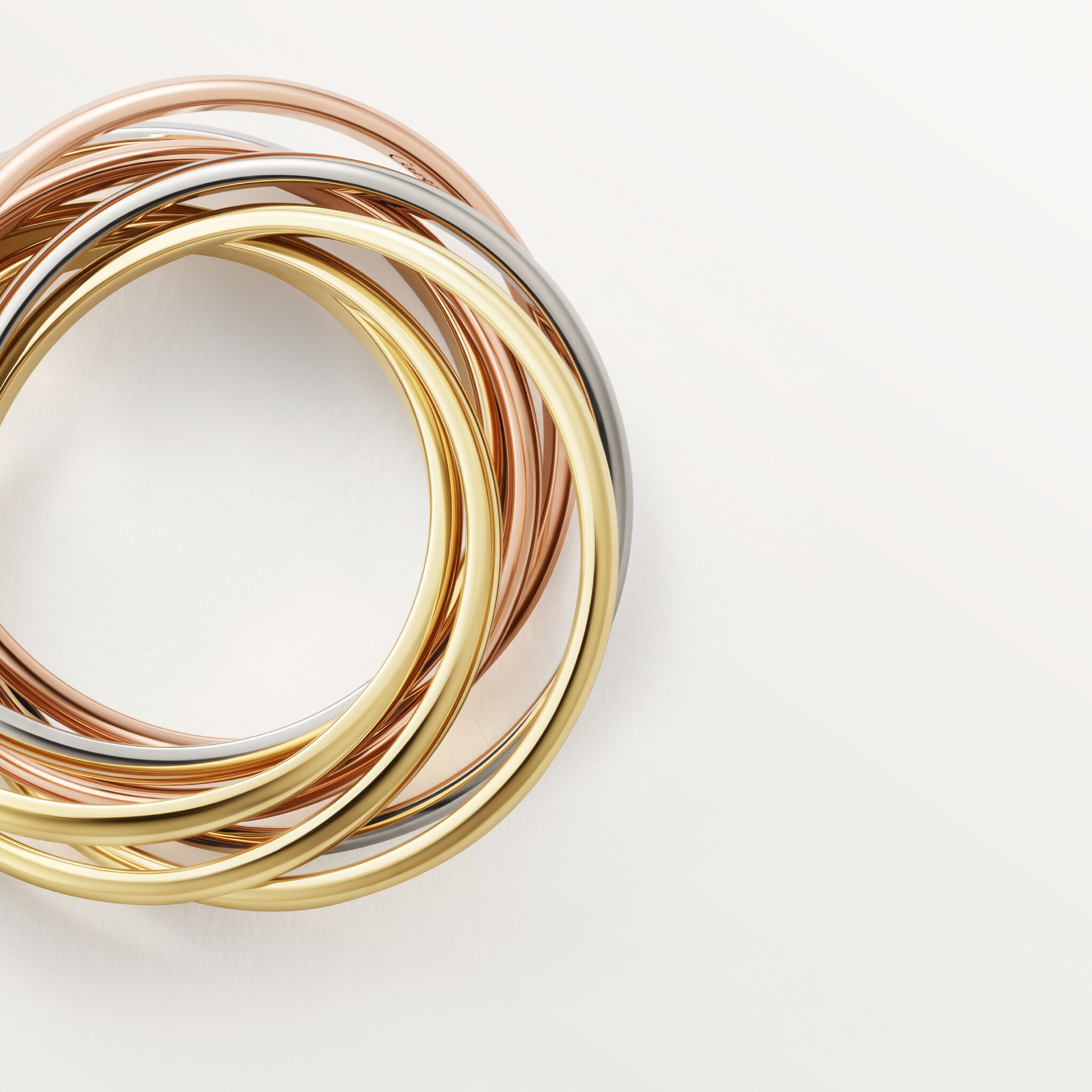 Trinity ring, seven rows 