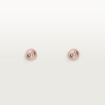 Cartier d'Amour stud earrings, 2 diamonds, mini model Cartier d'Amour stud earrings, 2 diamonds, mini model