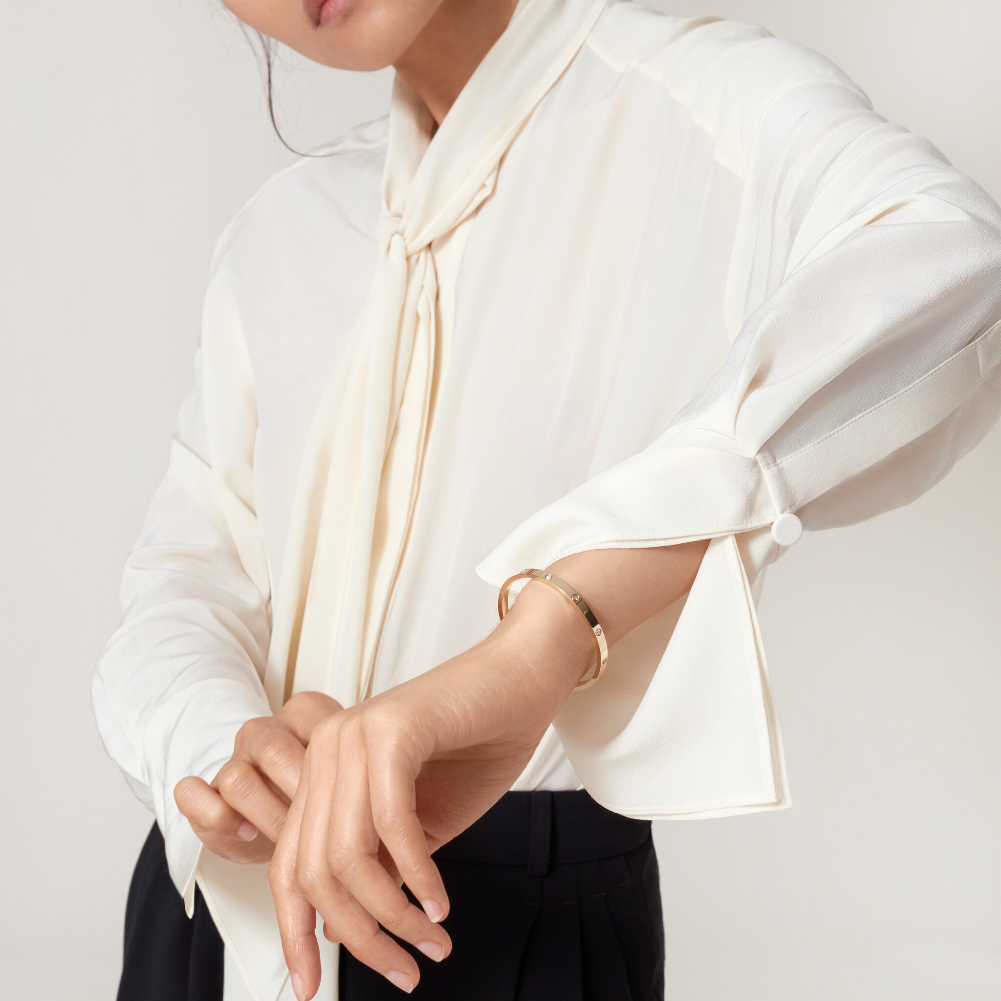 #LOVE# bracelet, small model, 10 diamonds, image 4