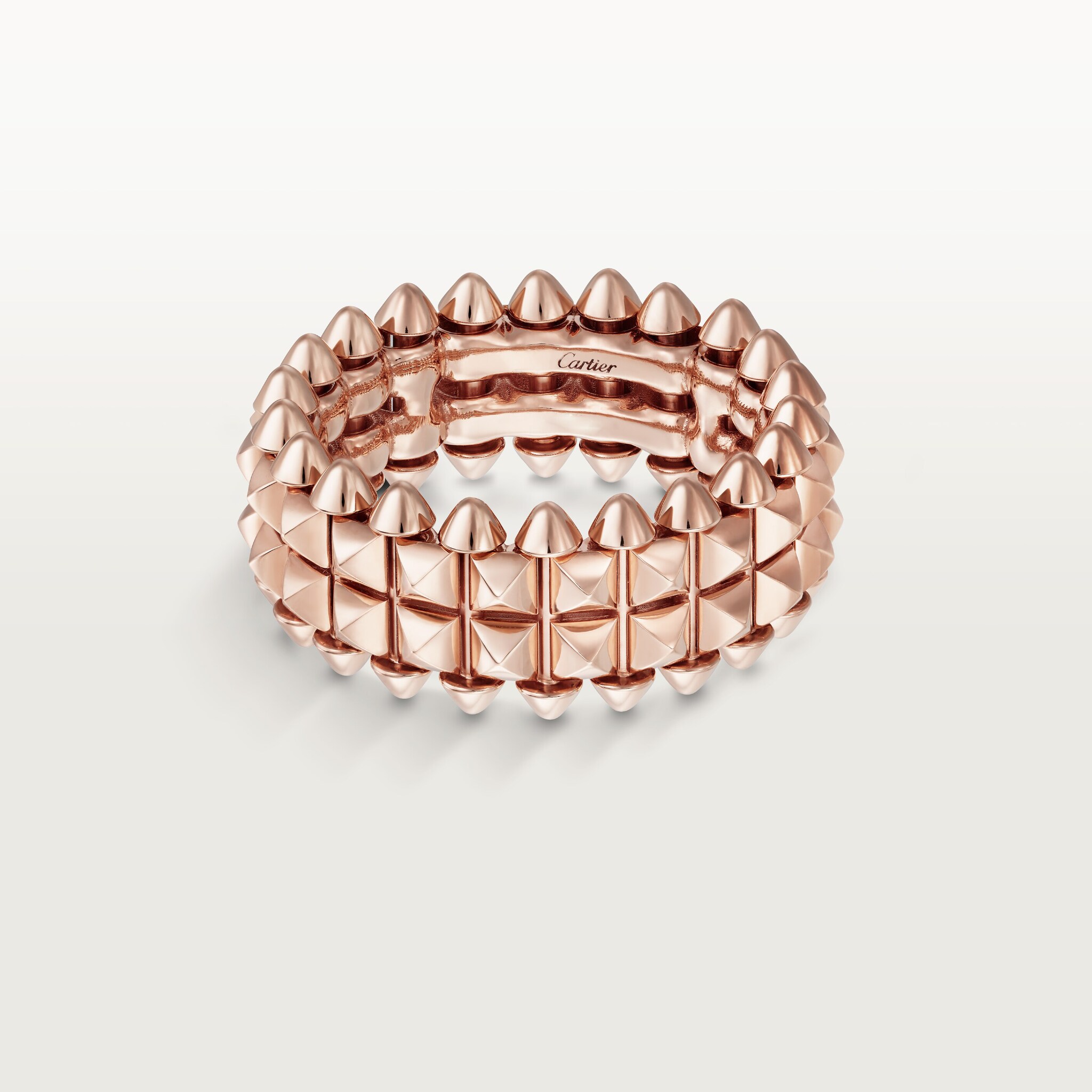 Clash de Cartier ring, double row