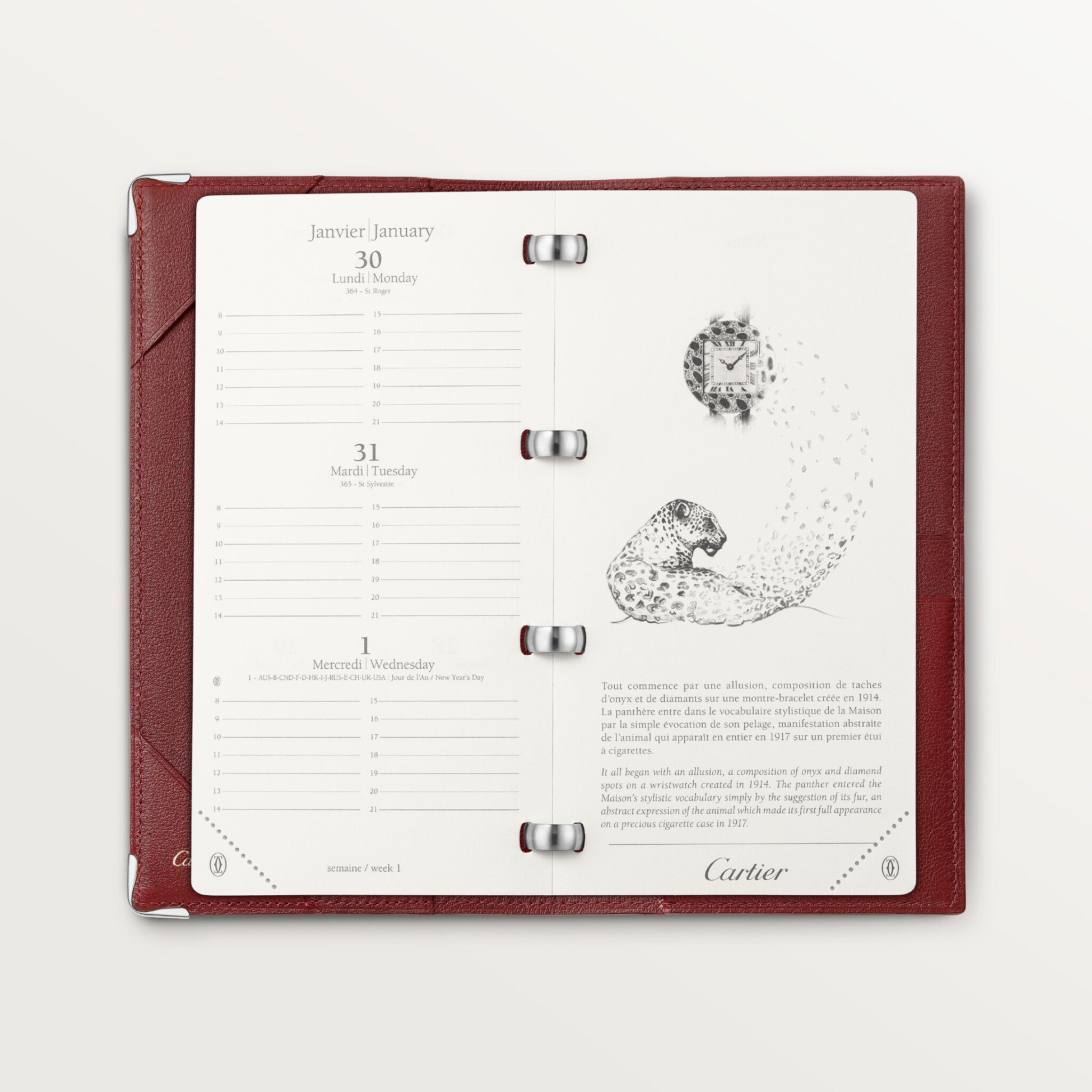 Pocket diary large model, Must de Cartier, image 7