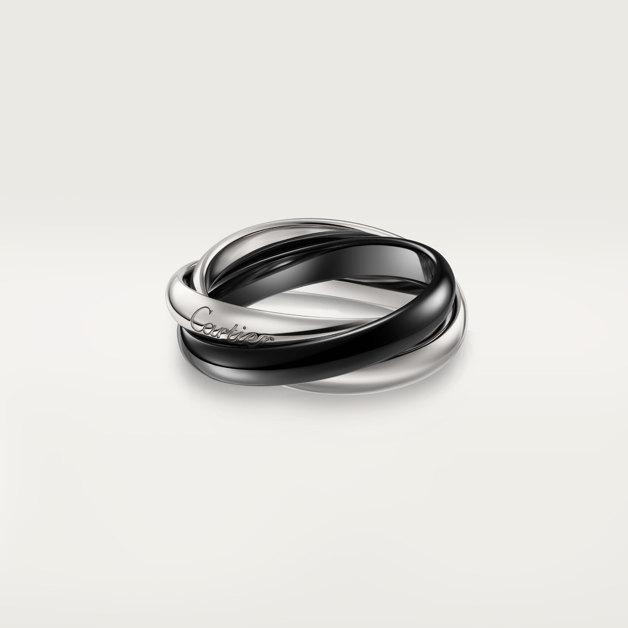 Trinity ring, ceramic, classic model