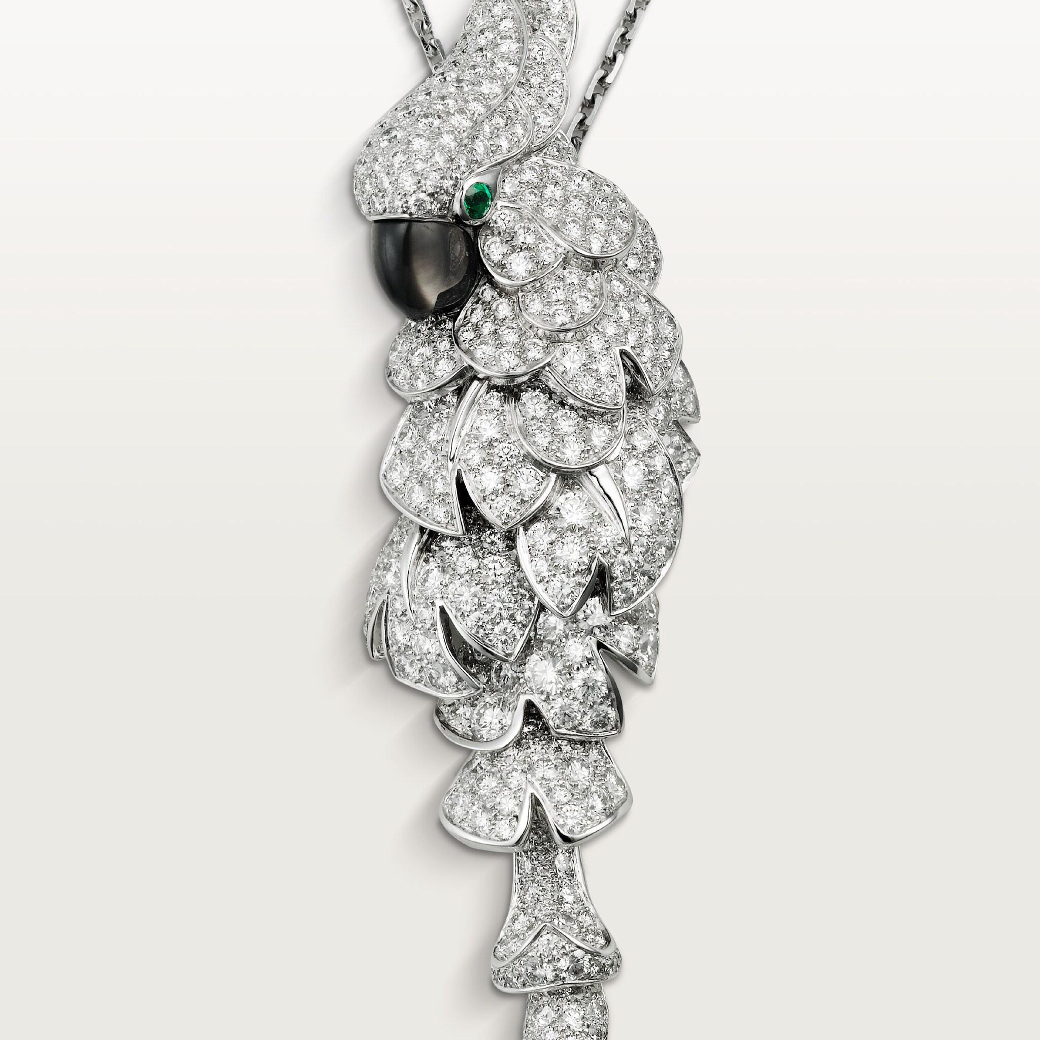 Faune et Flore de Cartier necklace, paved 
