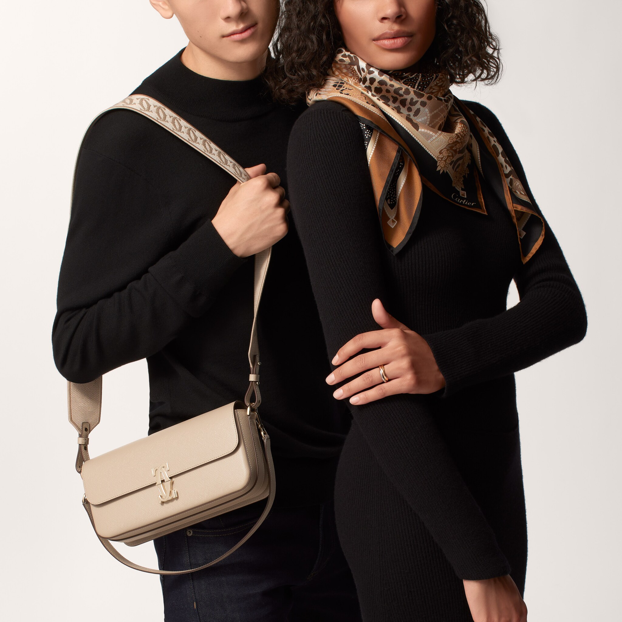 East-west bag, C de Cartier