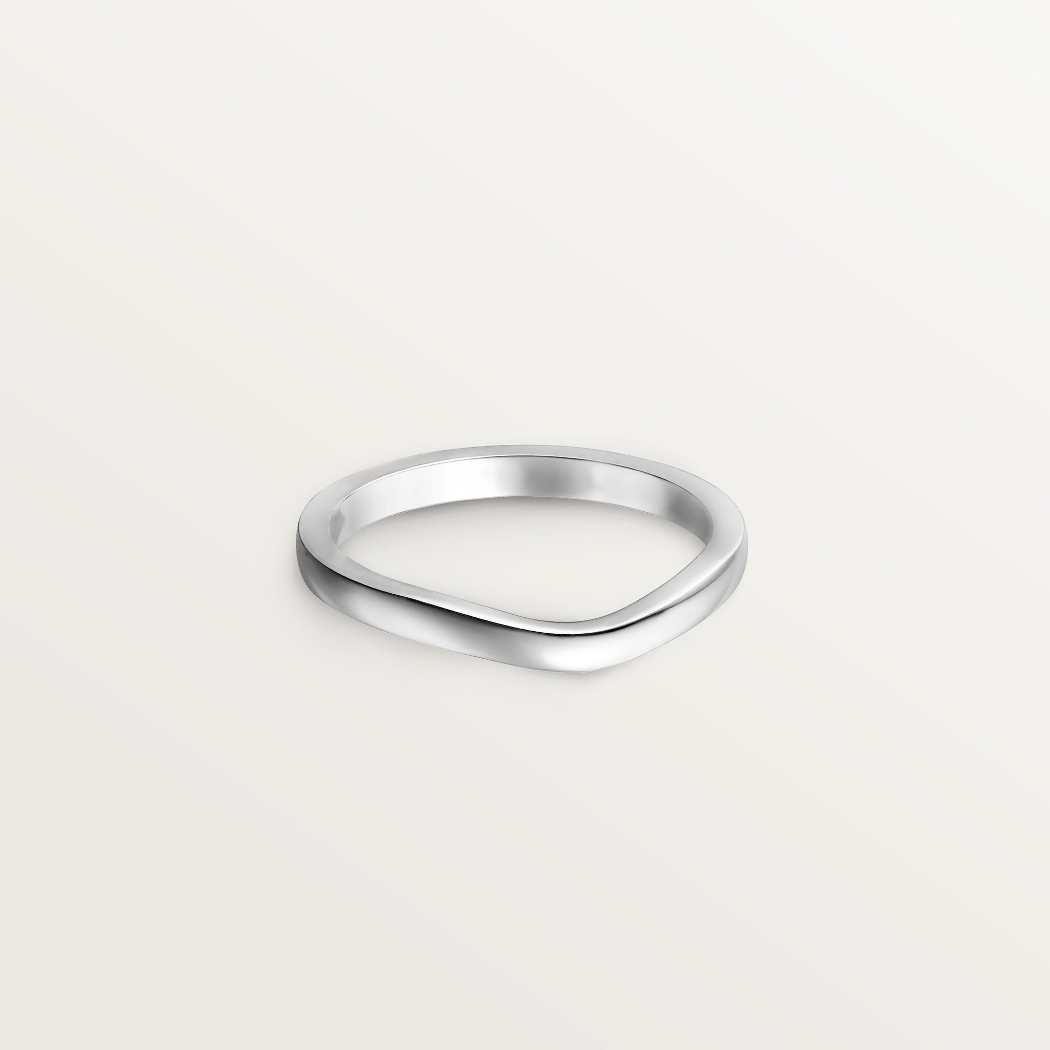 Ballerine wedding band, 2 mm width