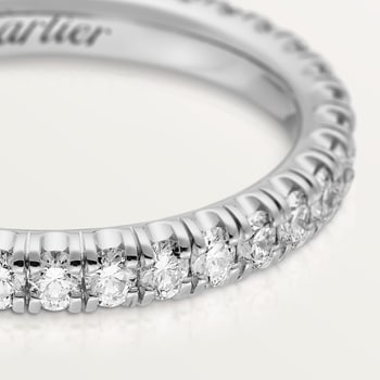 Etincelle de Cartier wedding band, 2 mm width, paved Etincelle de Cartier wedding band, 2 mm width, paved