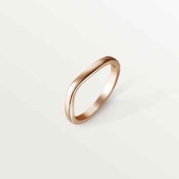 Ballerine wedding band, 2 mm width
