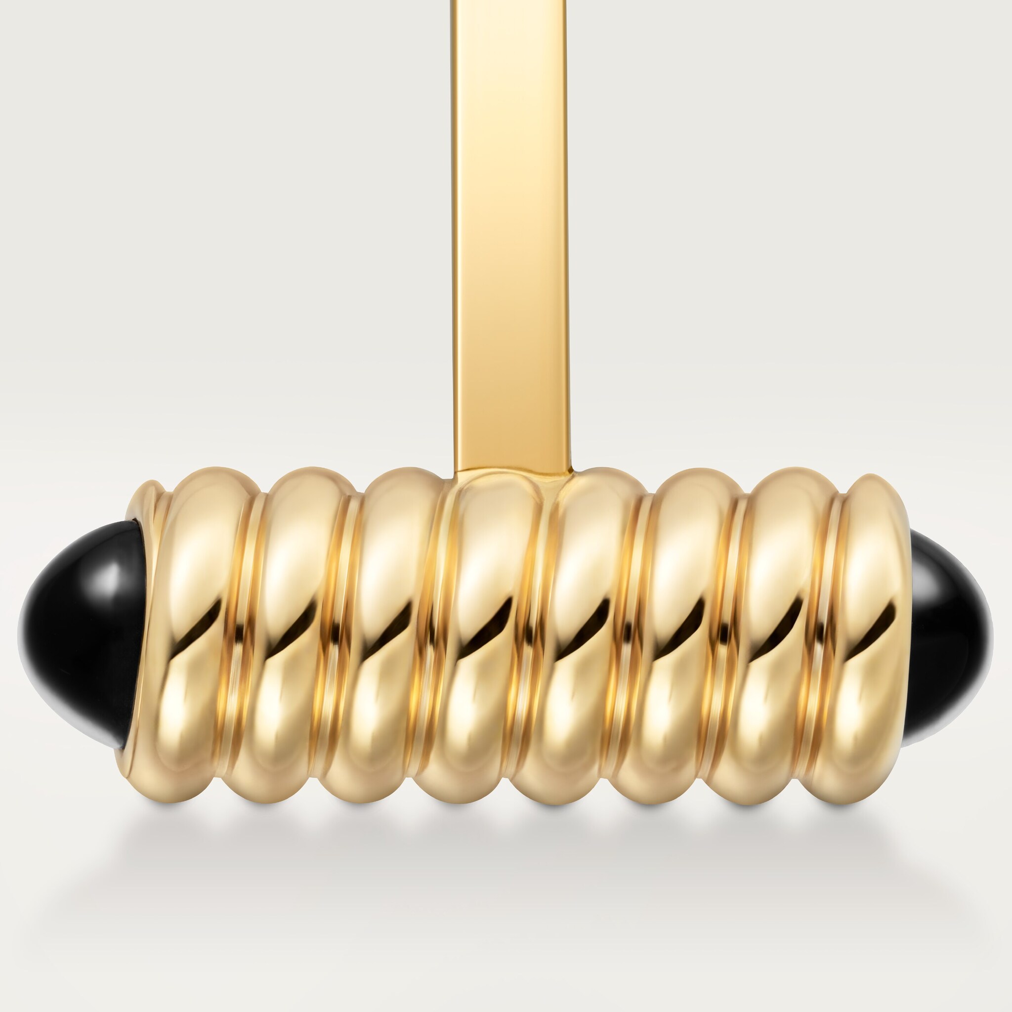 Cufflinks with spring motif