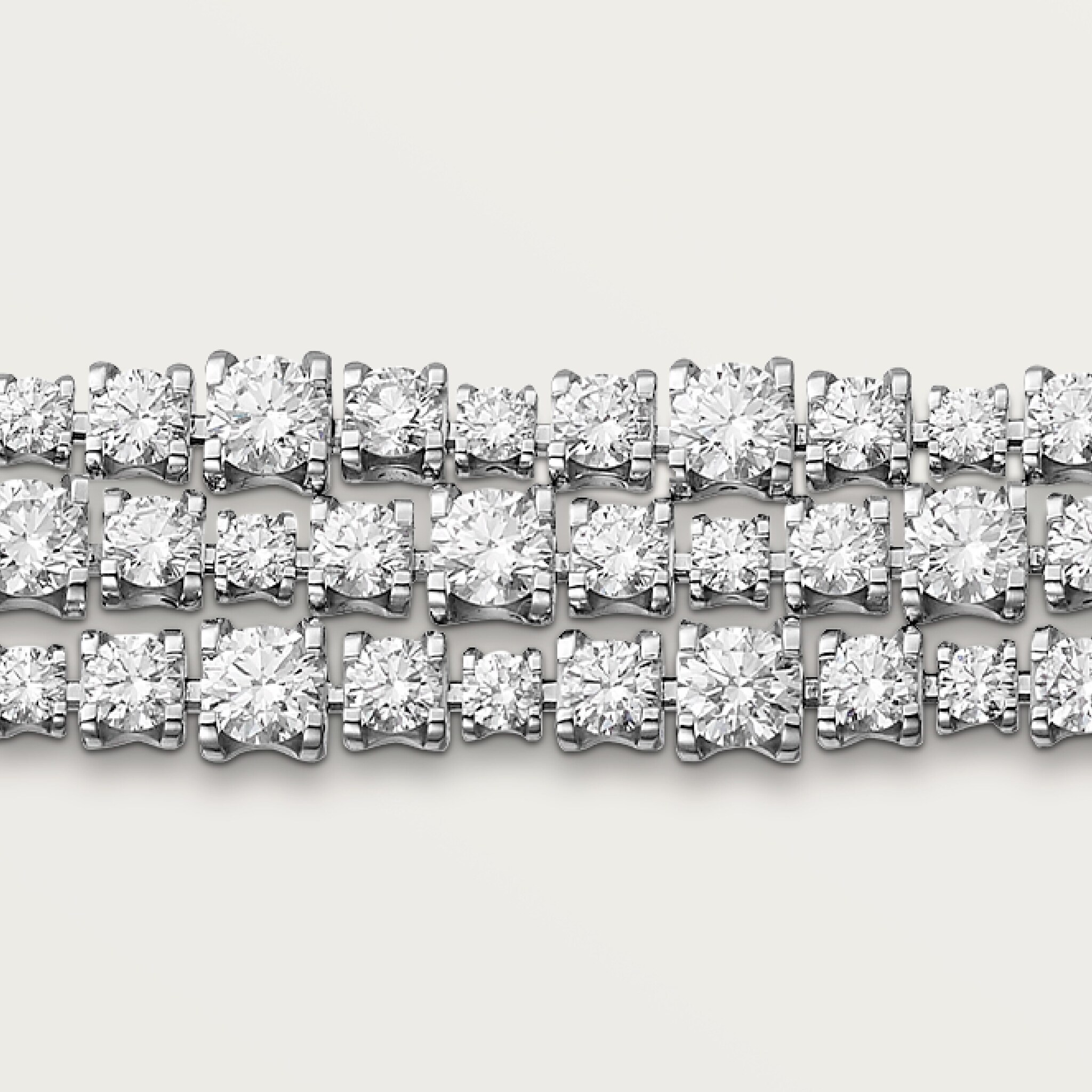 Lignes Essentielles bracelet, brilliant-cut diamonds