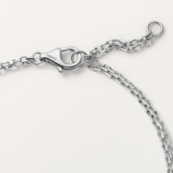 #LOVE# bracelet, on chain, 2 diamonds #LOVE# bracelet, on chain, 2 diamonds
